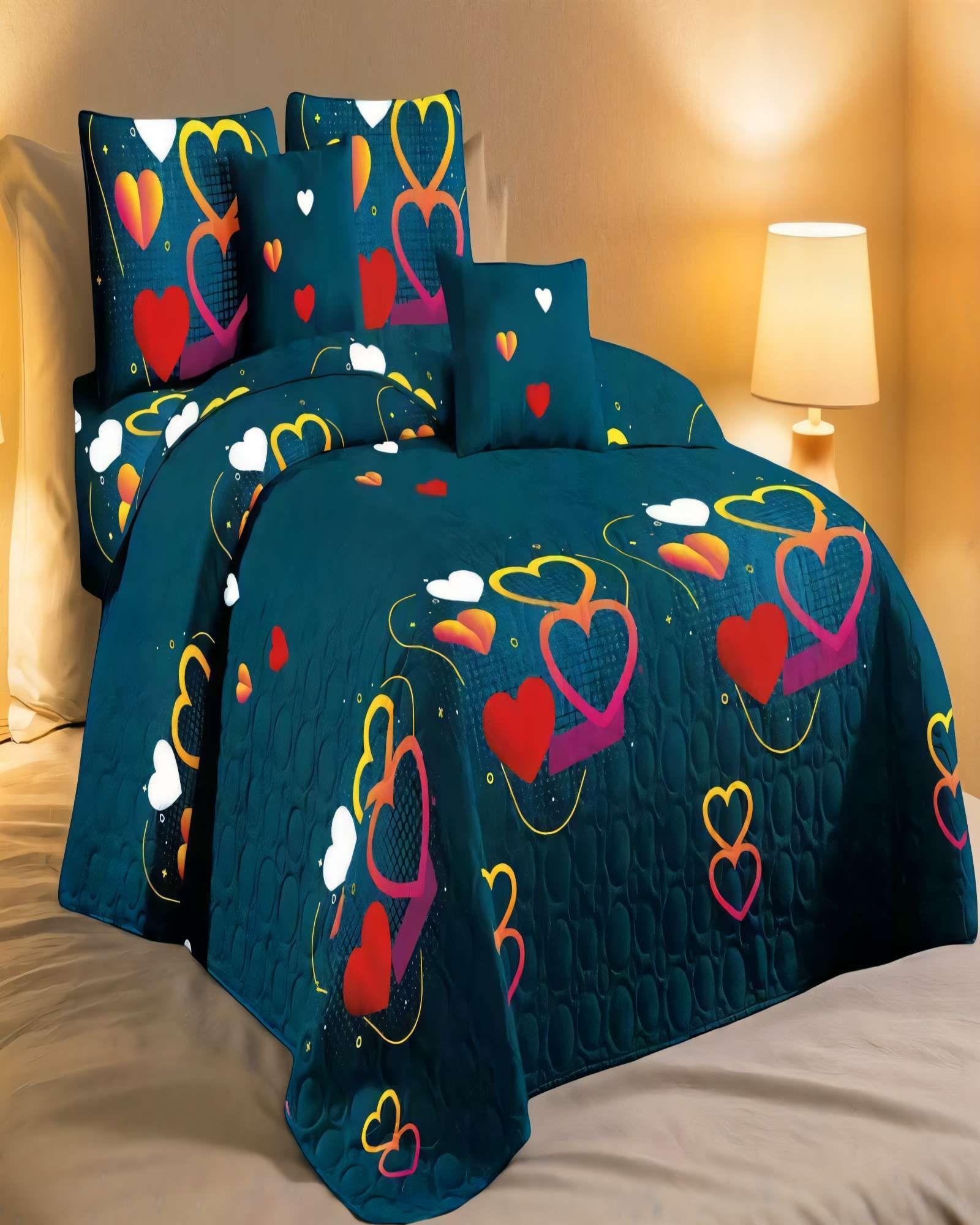 QUILT CUBRECAMA DE VERANO 2 PLAZAS CON DISENO 8-2