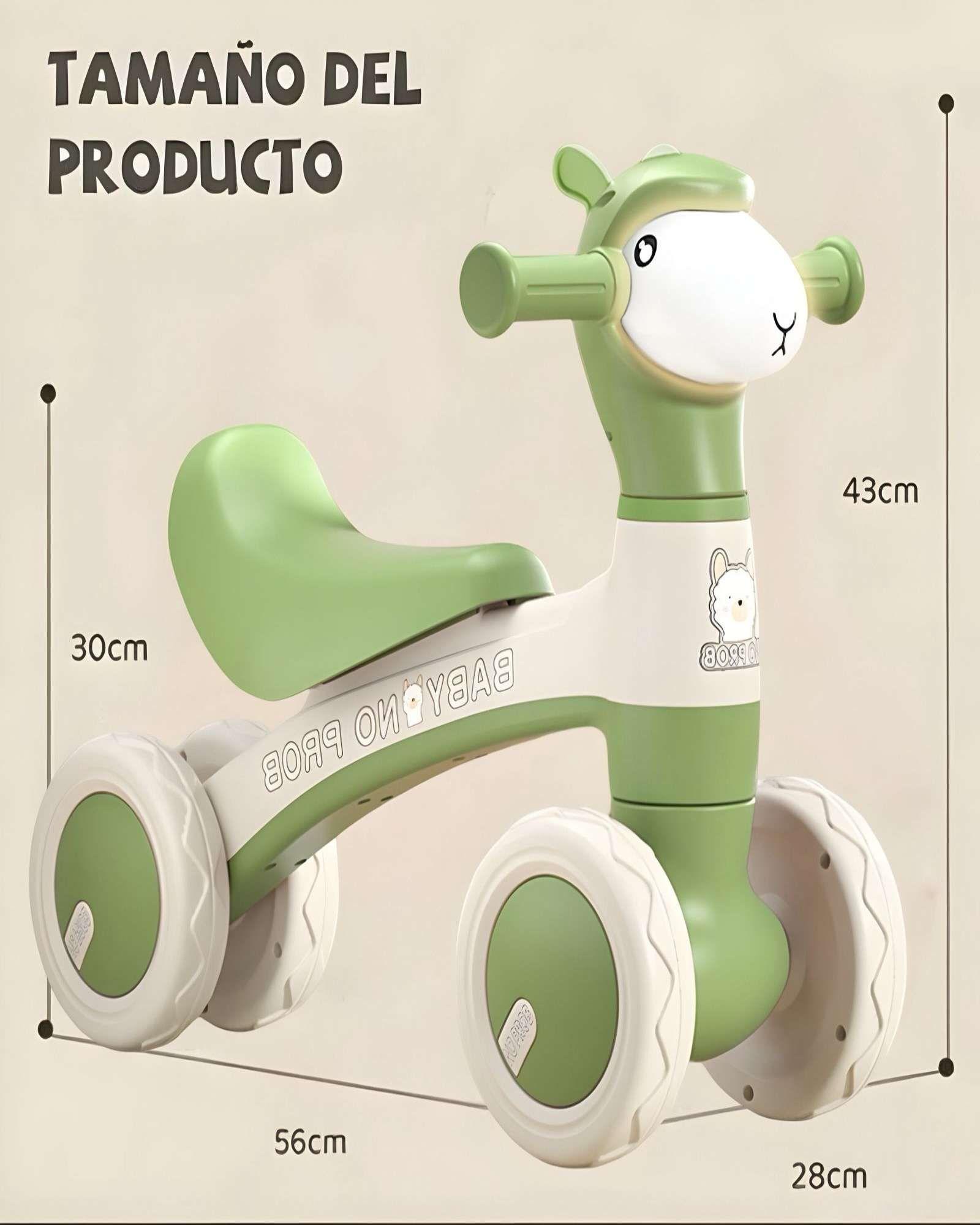 Correpasillo Bebe Estilo Bicicleta de Equilibrio Verde-2