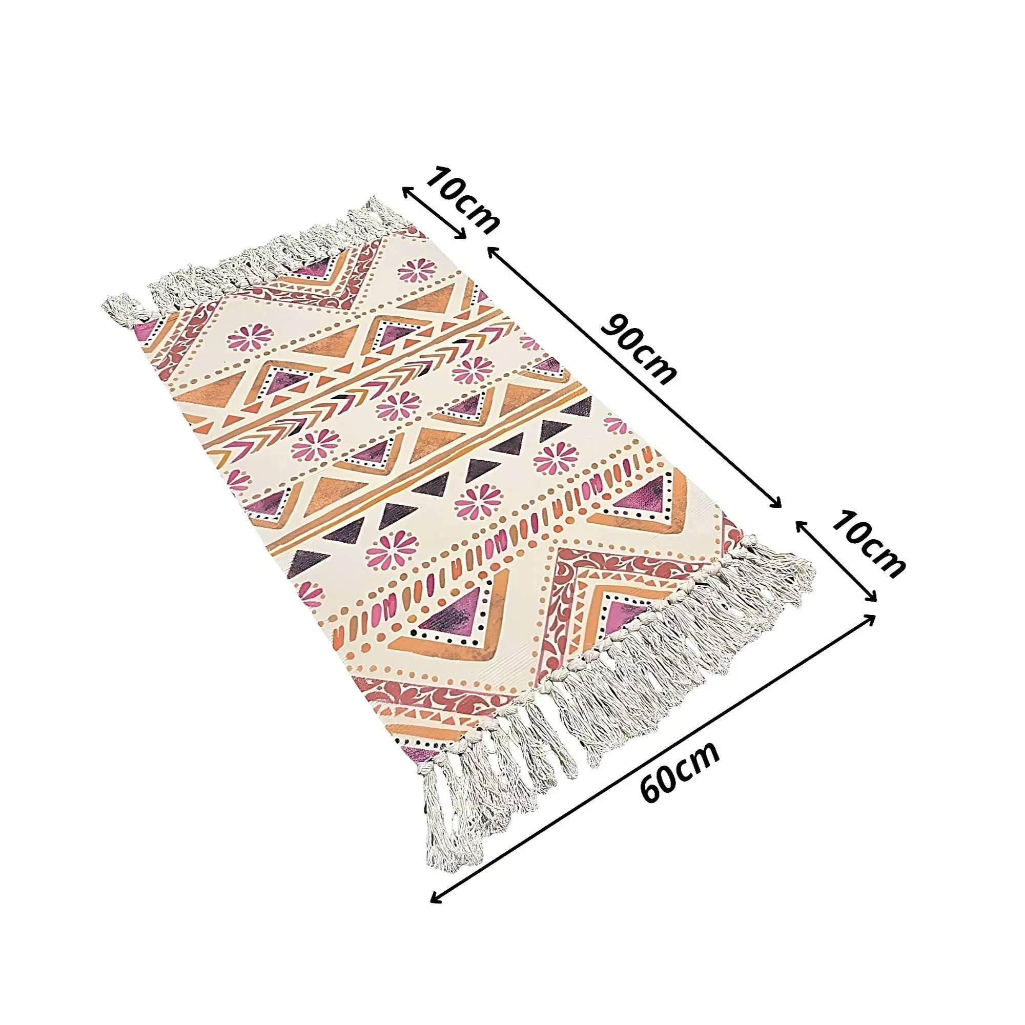 SET DE 2 BAJADAS DE CAMAS DECORATIVAS KILIM 60x90cm 03-3