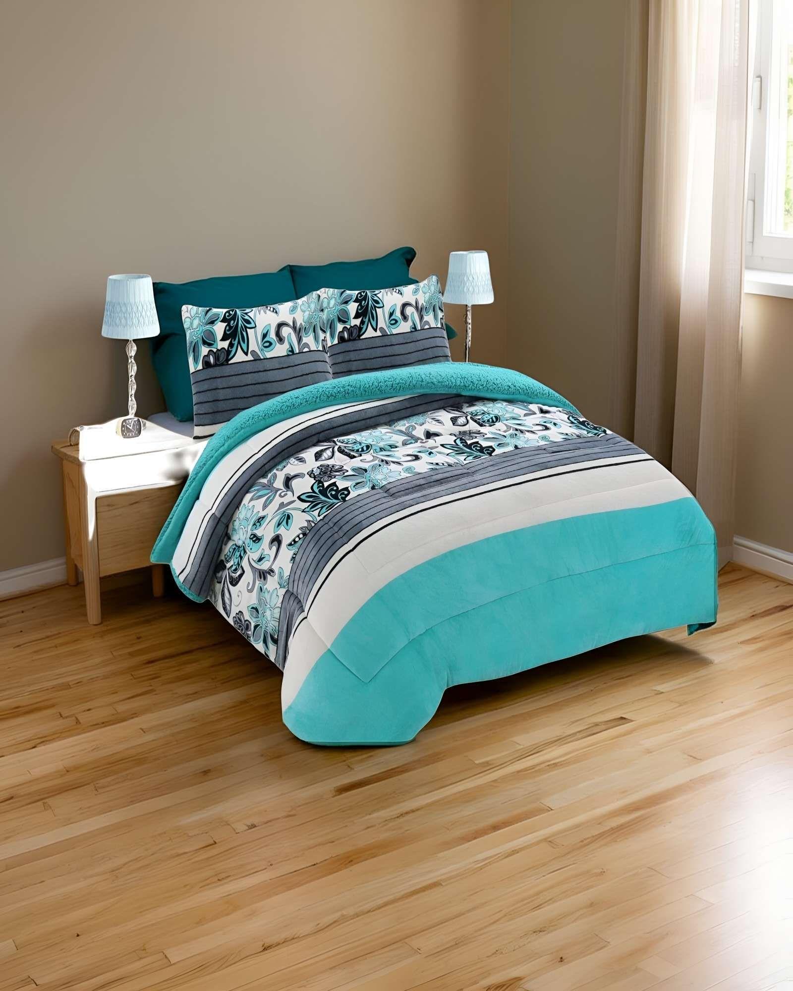 COBERTOR SHERPA 2 PLAZAS 230X250CM MULTICOLOR B25-2