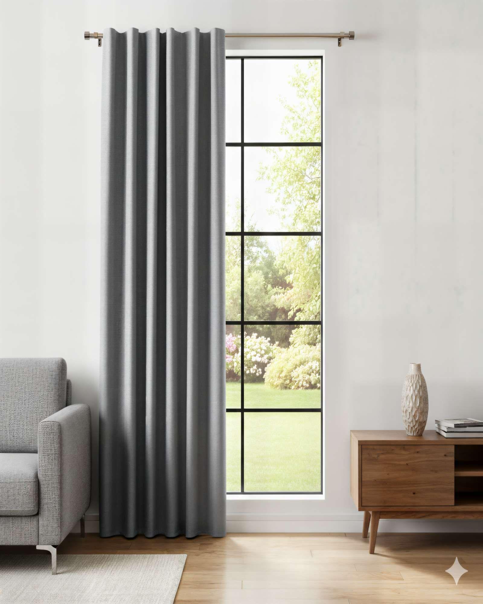 CORTINA ENGOMADA BLACKOUT 2 PAÑOS COLOR GRIS-3