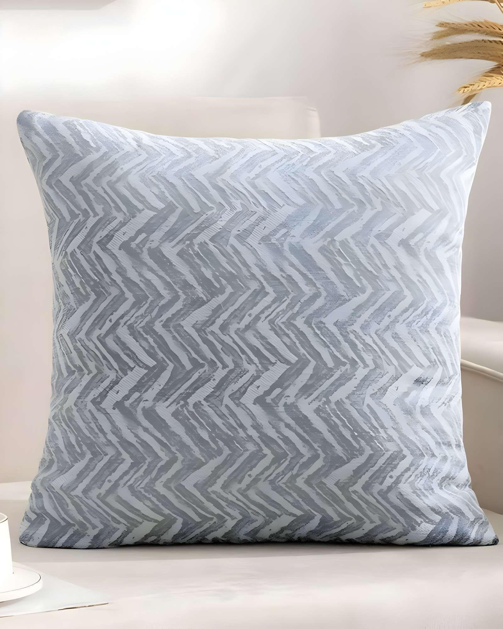 SET DE 4 FUNDAS DE COJINES DISEÑO MAILLARD 45CM X 45 CM CELESTE-3