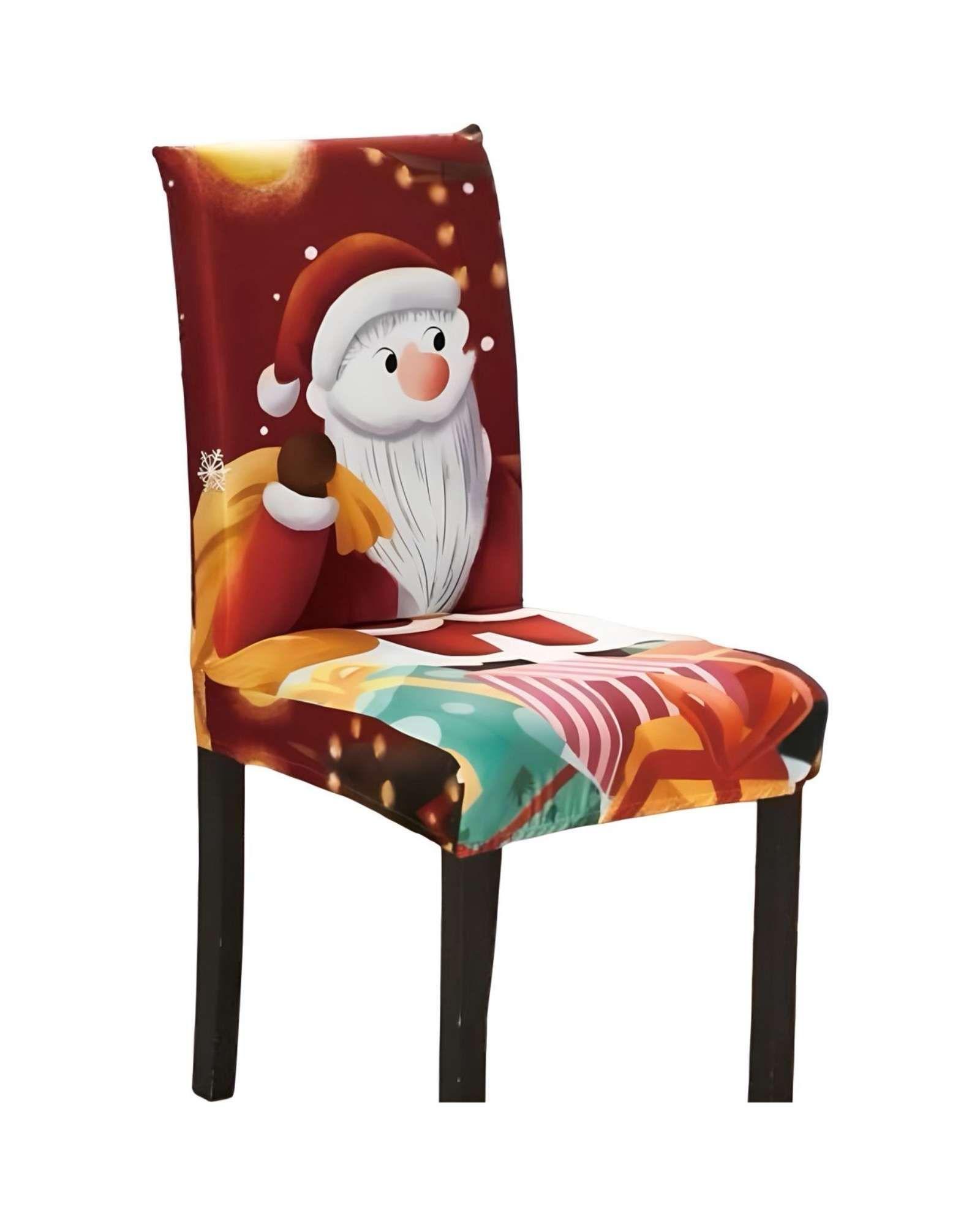 PACK DE 6 FUNDAS PARA SILLAS DE NAVIDAD N08-1