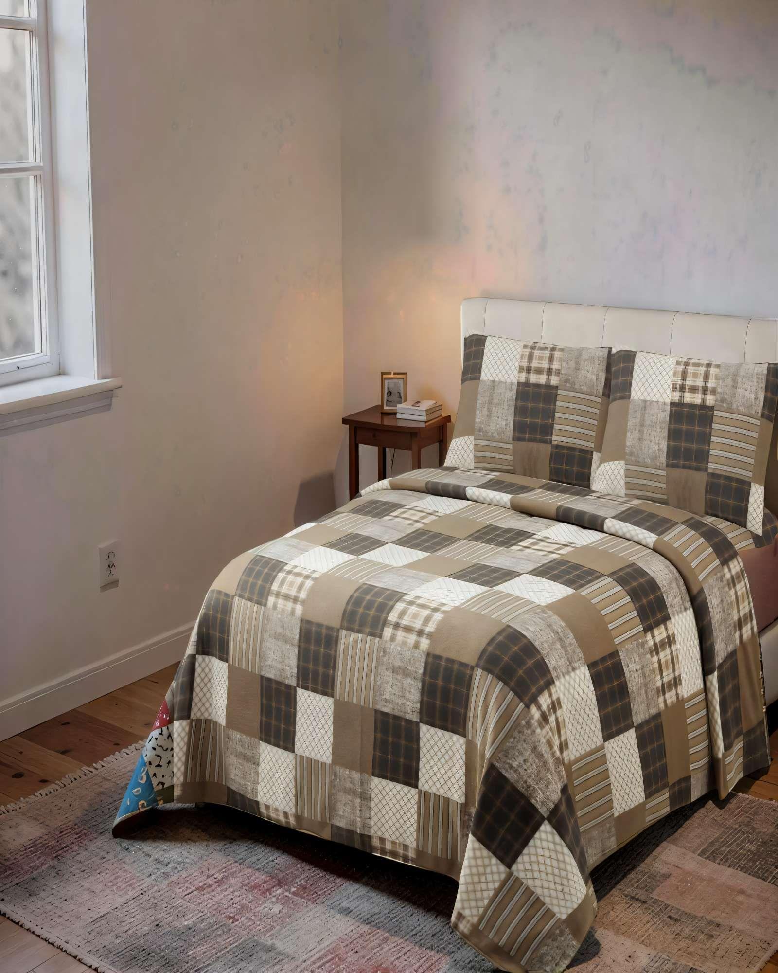 SET DE  SABANA POLAR KING CON DISEÑO 5-3