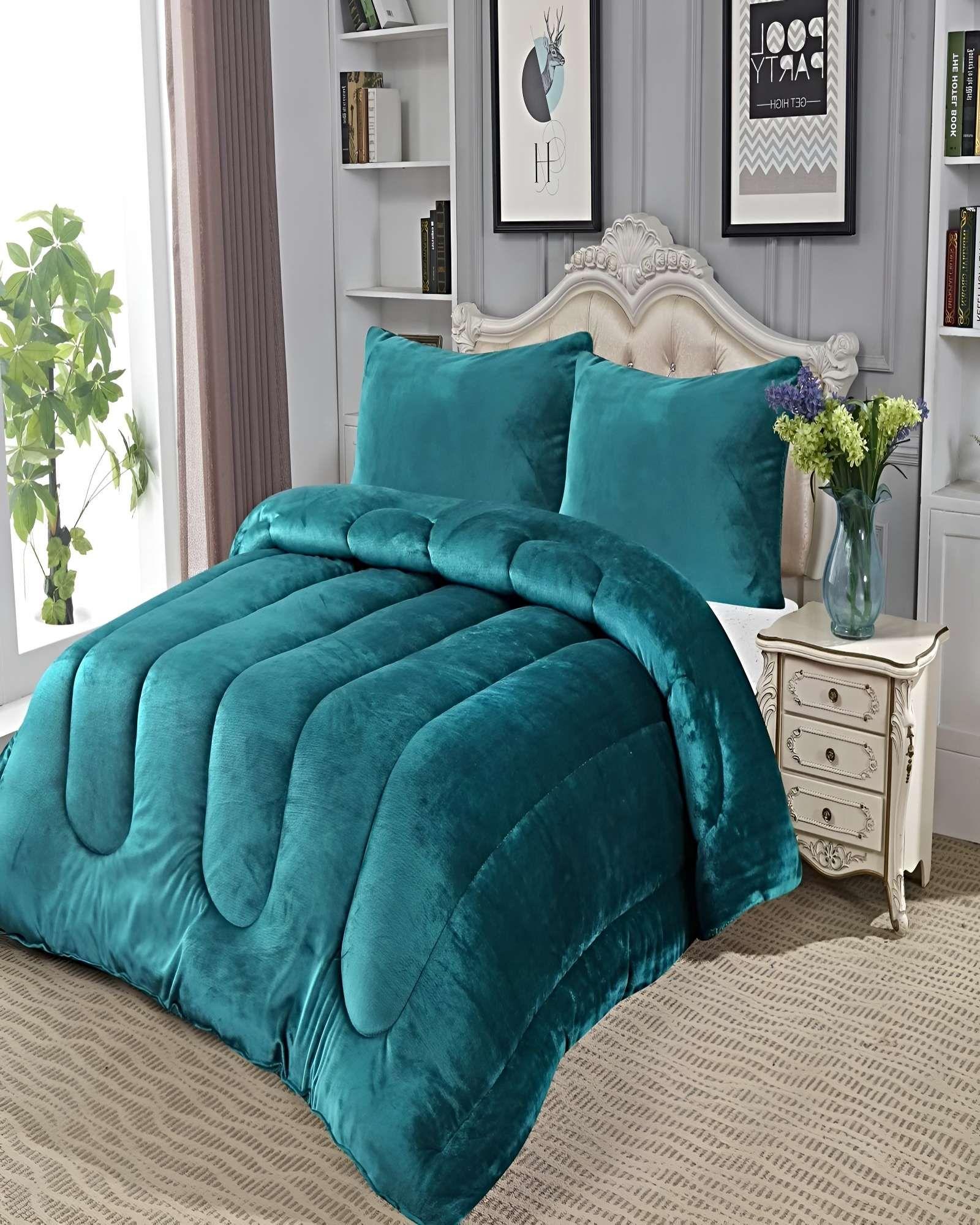 SET COBERTOR DE INVIERNO PLUSH 1.5 PLAZA 180X200CM P14-3