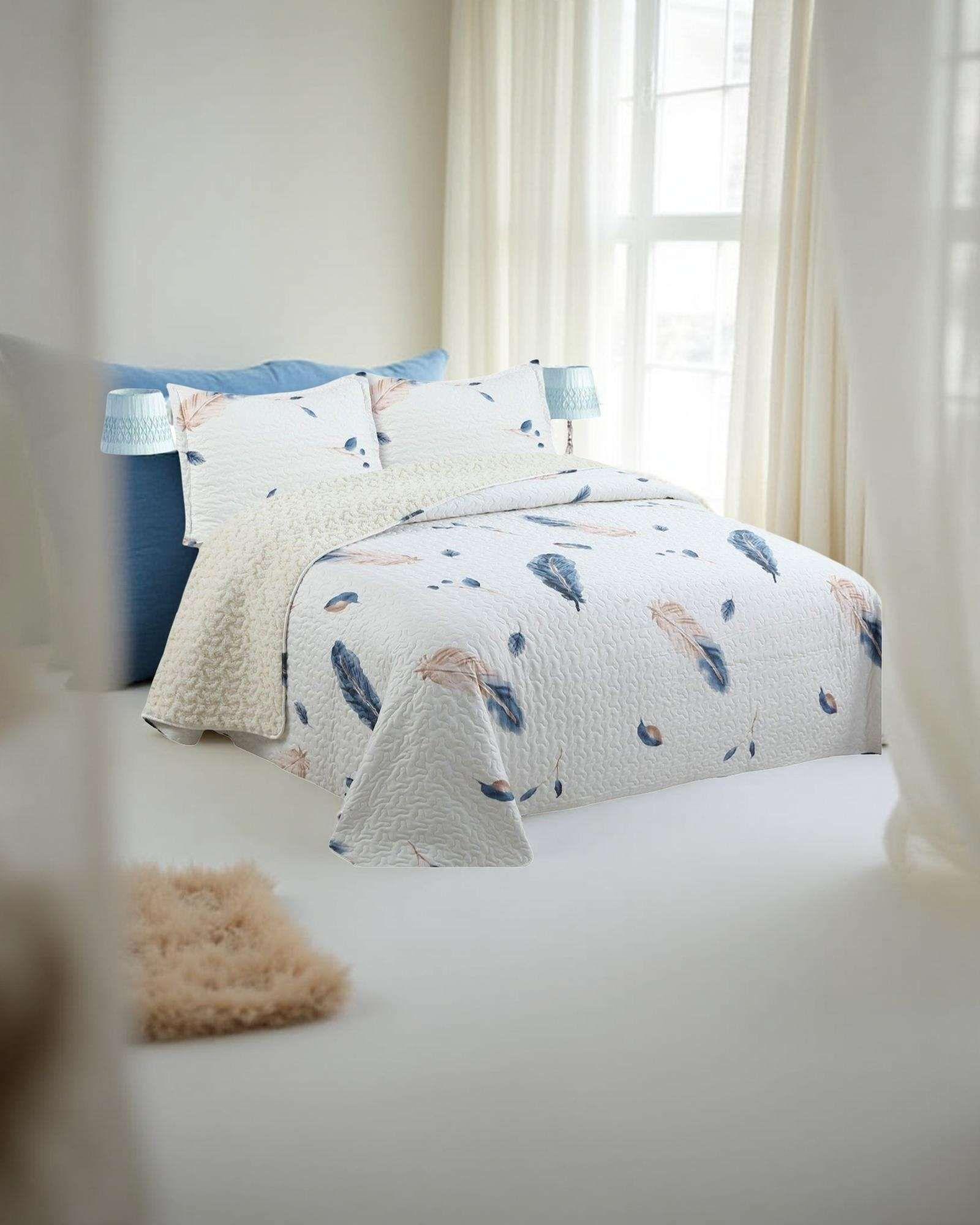 CUBRECAMA QUILT CON CHIPORRO 1.5P H27-2