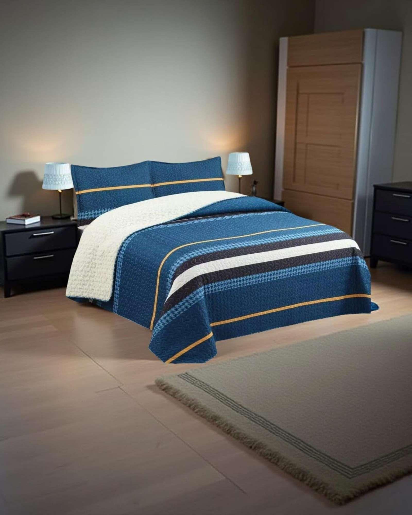 CUBRECAMA QUILT CON CHIPORRO 2P P4-2