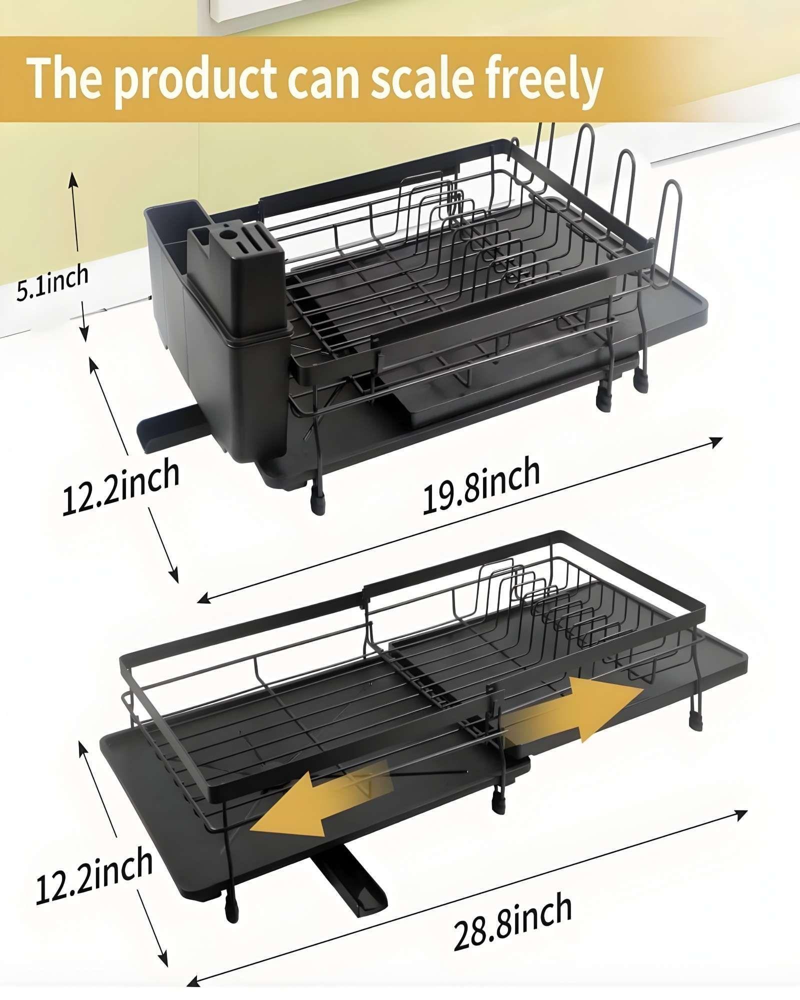 ESCURRIDOR PLEGABLE DE ACERO INOXIDABLE PARA AHORRAR ESPACIO-3