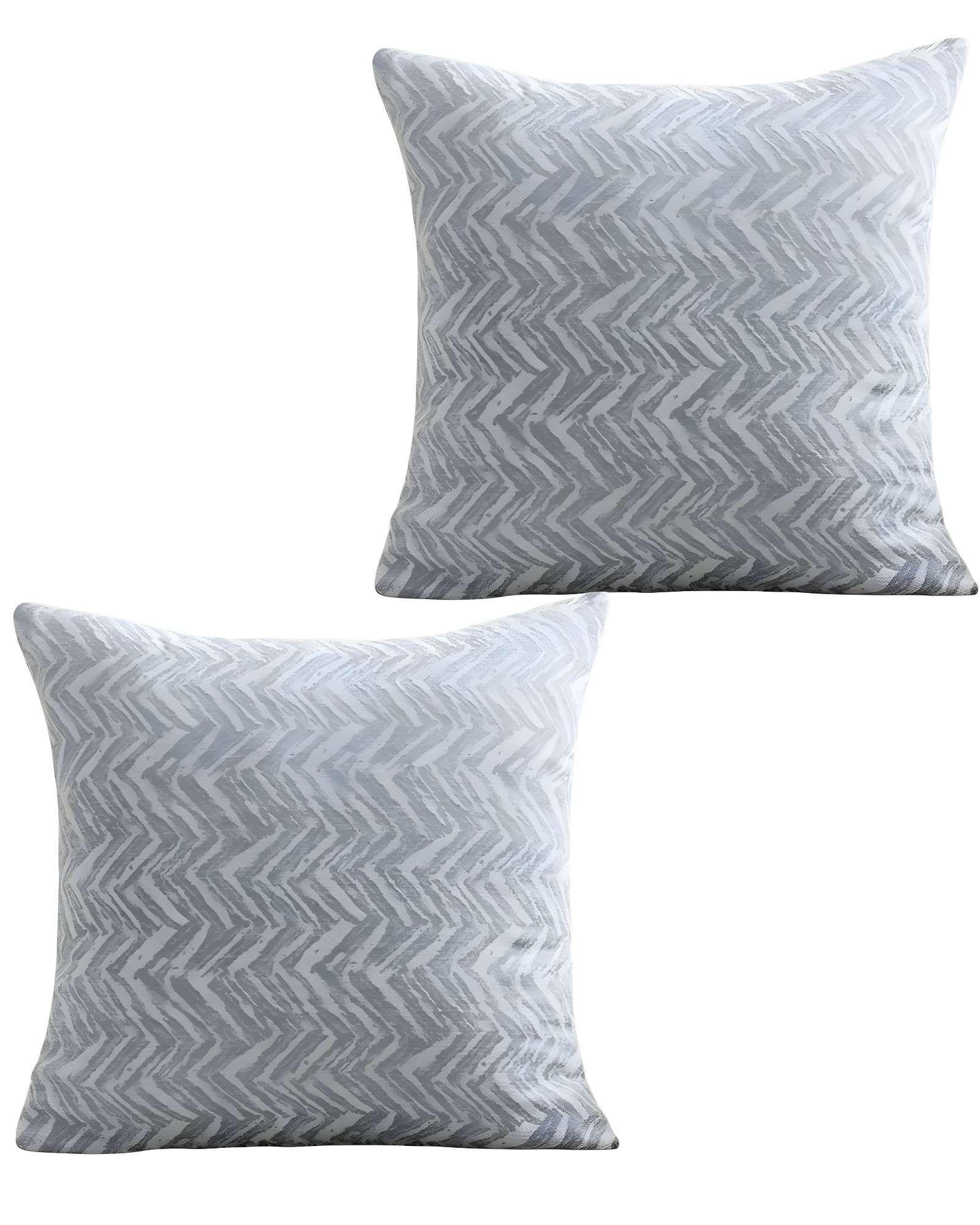 SET DE 2 FUNDAS DE COJINES DISEÑO MAILLARD 45CM X 45 CM CELESTE-2
