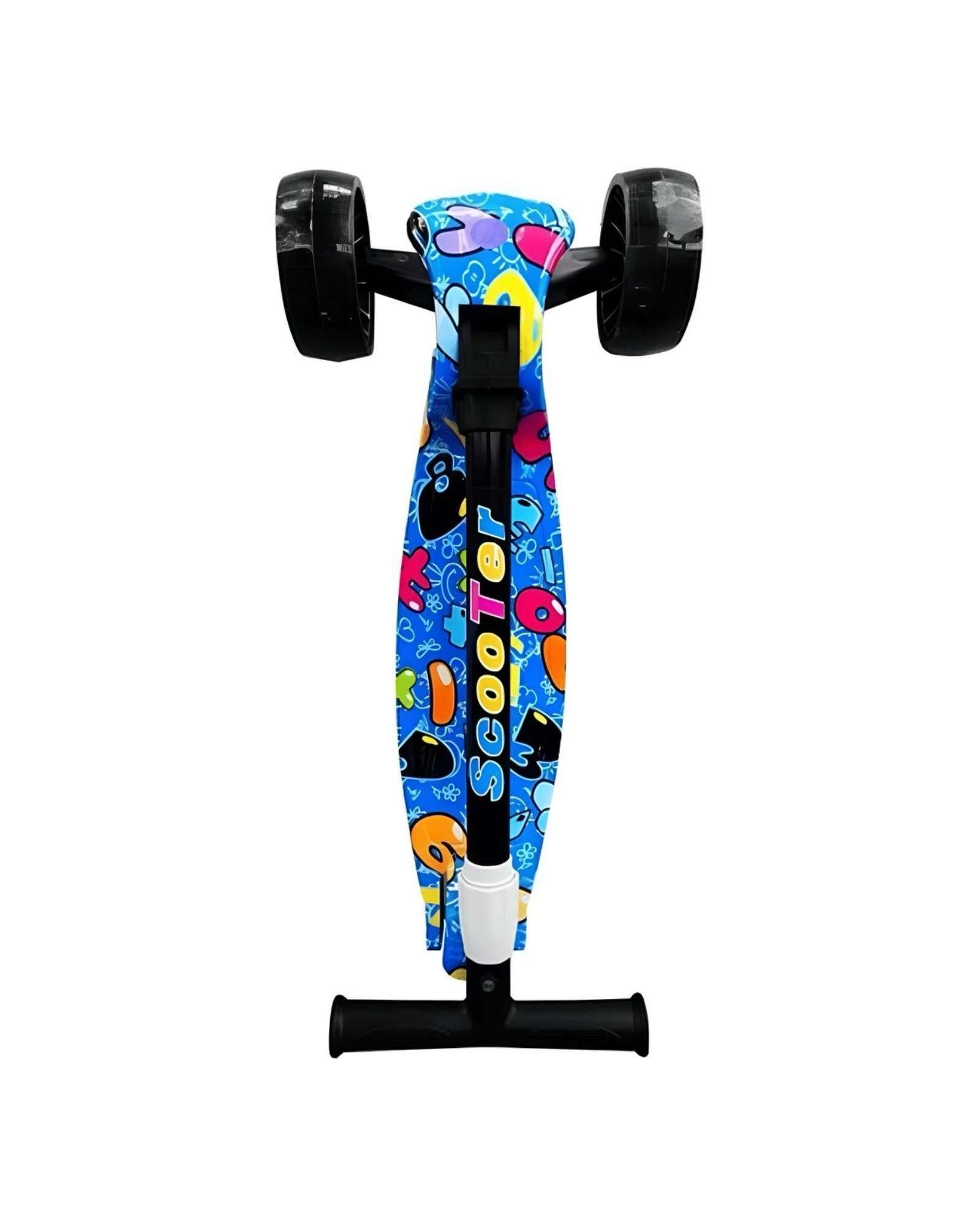 SCOOTER INFANTIL de 3 Ruedas Colorido y Ajustable con Luces LED 04-3