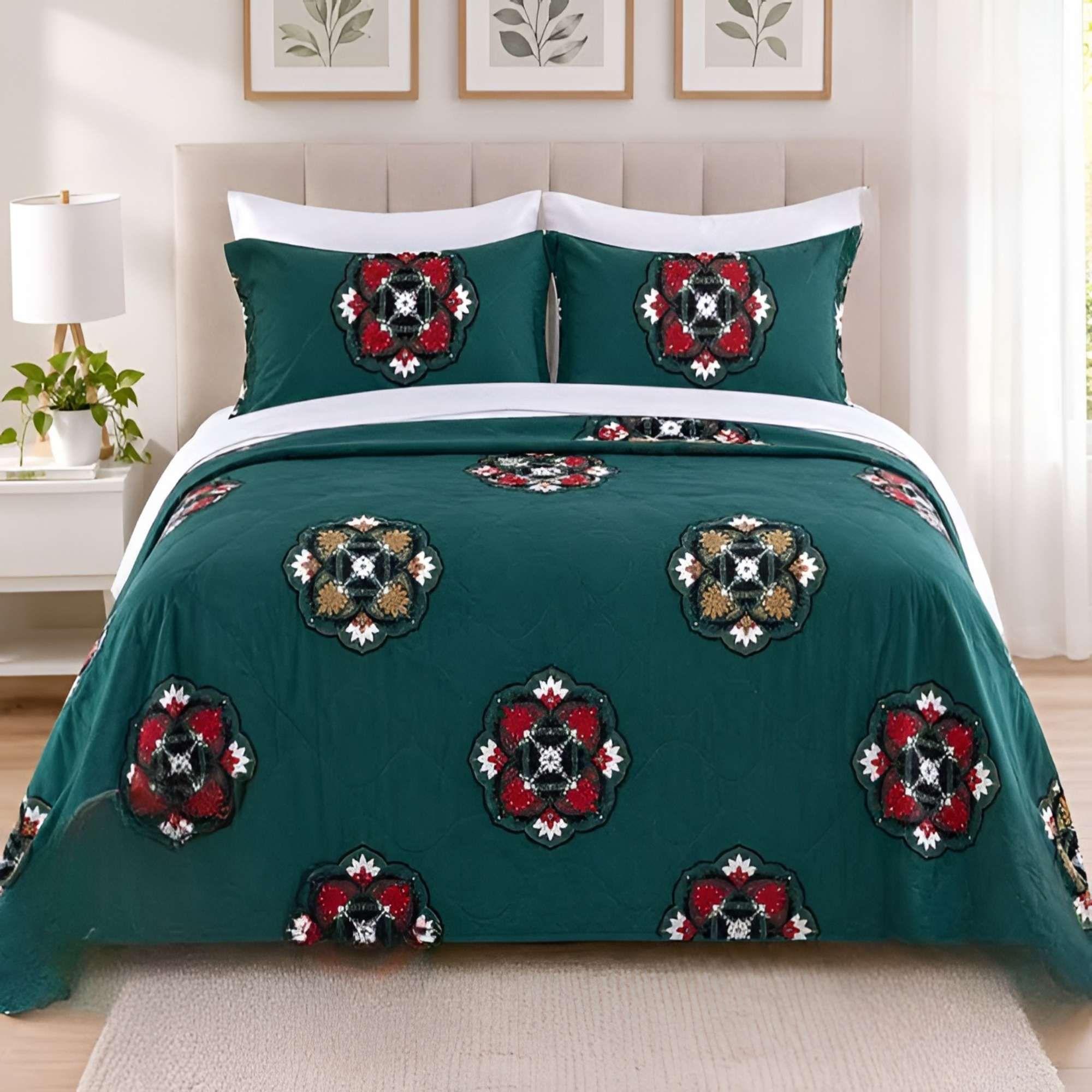 CUBRECAMADA DE VERANO 2 PLAZAS CON DISEÑO w3-3