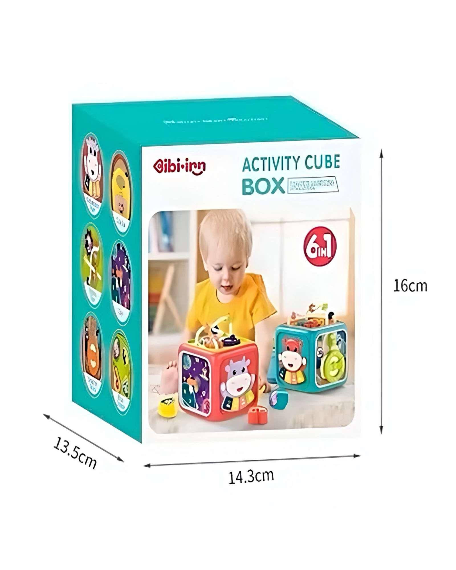 Cubo Sensorial Didáctico Juguete de Estimulación Temprana-4