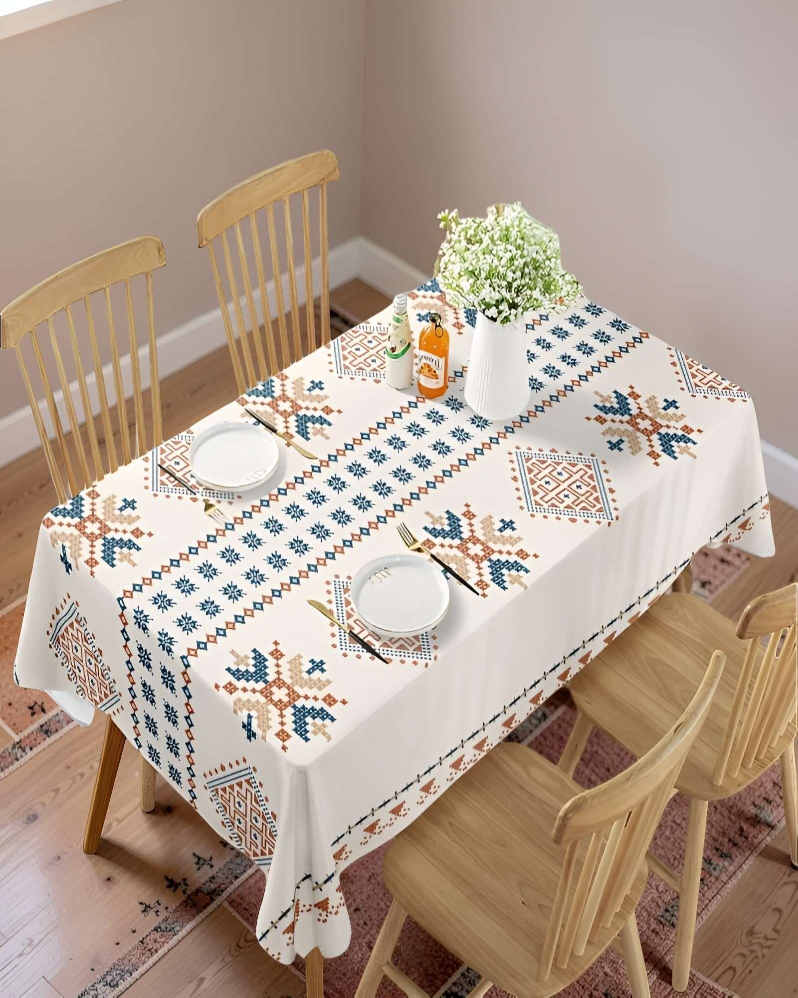 MANTEL GRUESO CON DISEÑOS DECORATIVOS 140X220 CM D04-2