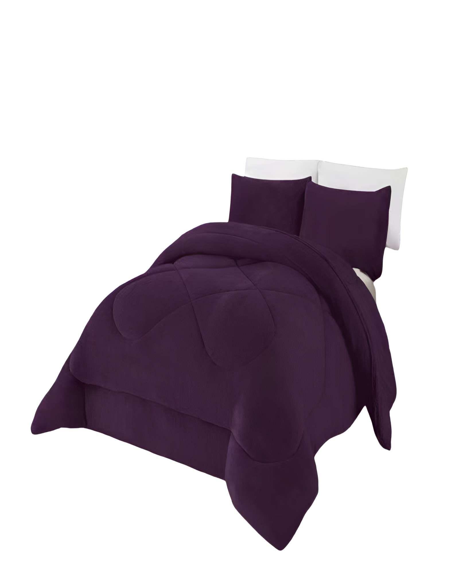 PLUMON PREMIUM 2 PLAZA 230CM X 250CM COLOR MORADO OSCURO -0