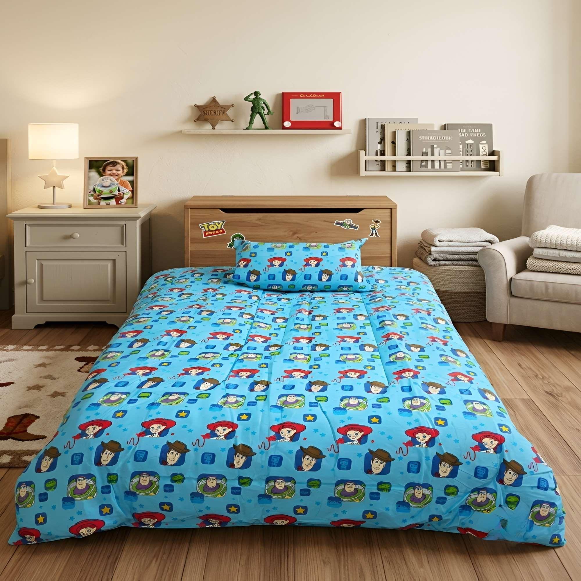 PLUMON REVERSIBLE INFANTIL PARA NIÑO Y NIÑA CON DISEÑO 1.5 PLAZA 05-2