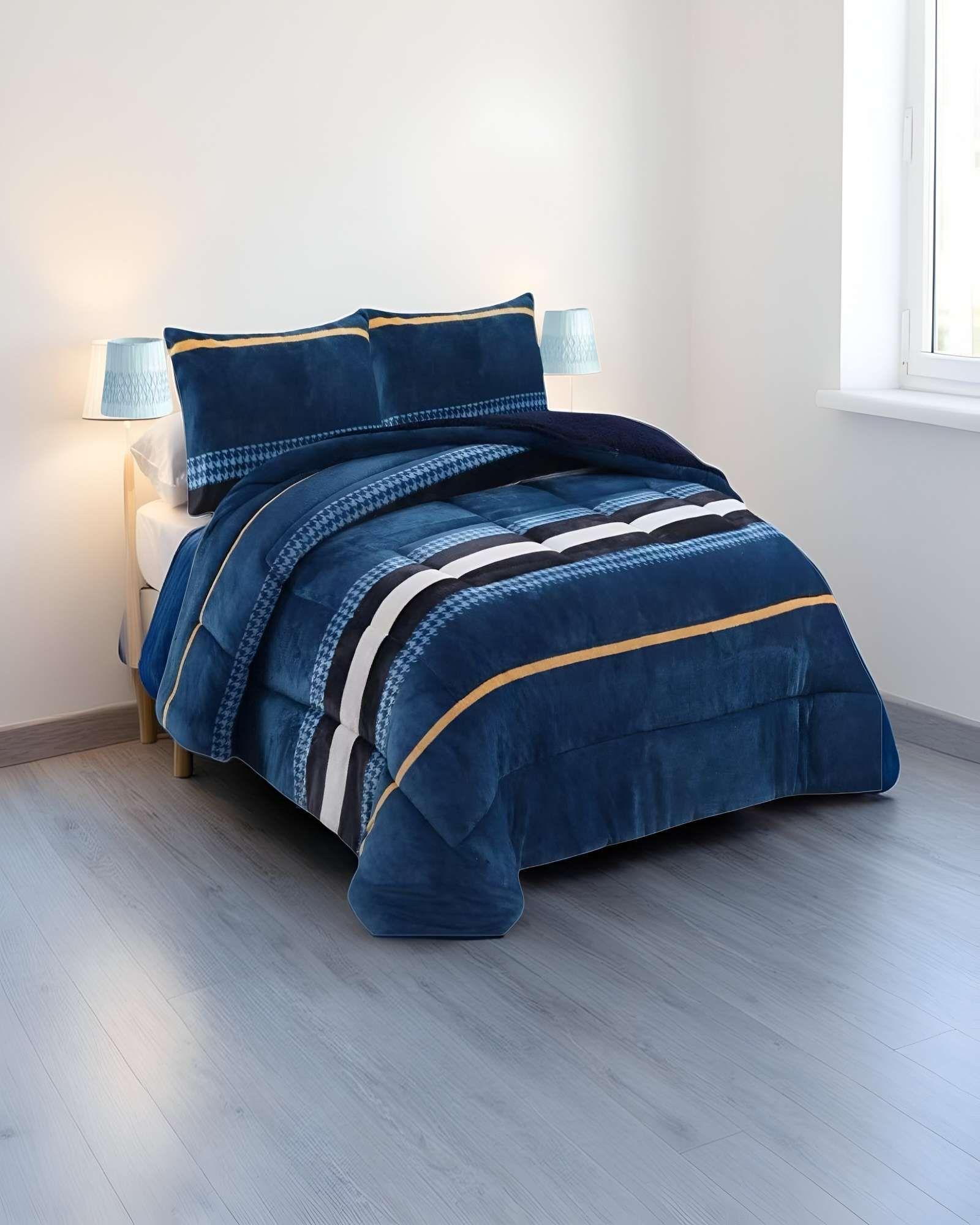 COBERTOR SHERPA KING 250X270CM MULTICOLOR B16-2