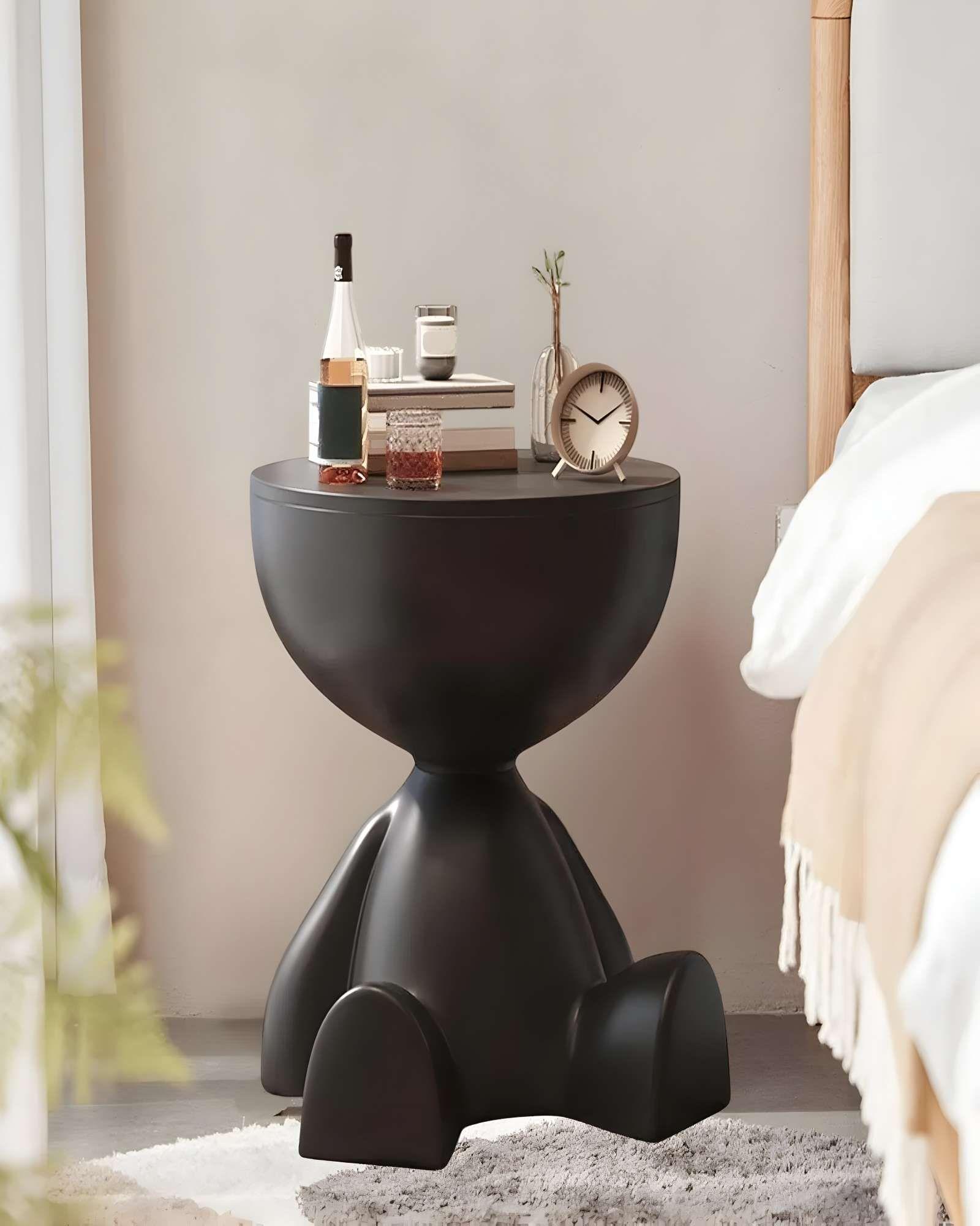 MESA DE ARRIMO ESTRUCTURAL: CUANDO EL ARTE SE VUELVE FUNCIONAL NEGRO-3