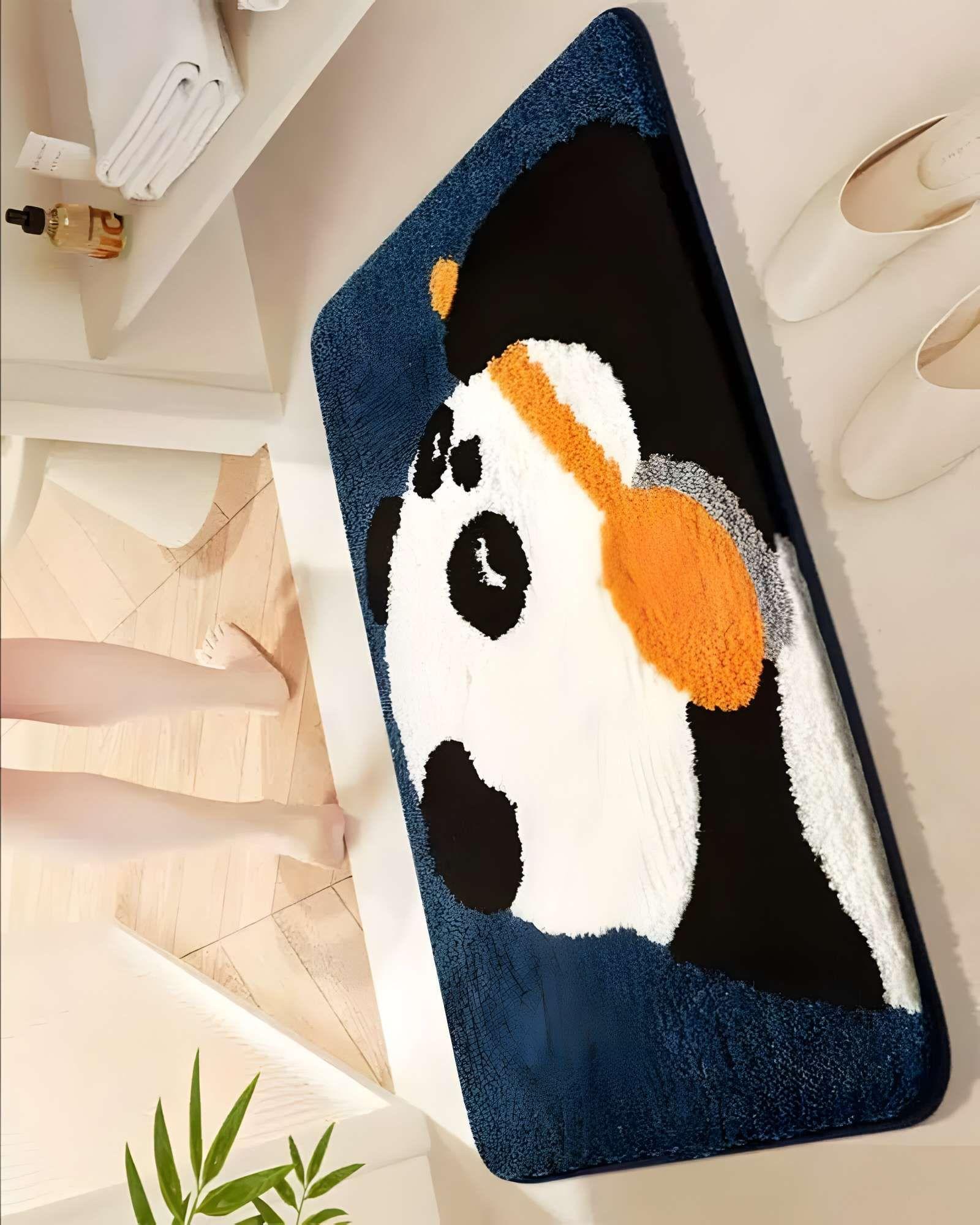 ALFOMBRA DECORATIVA MINIMALISTA AZUL-3