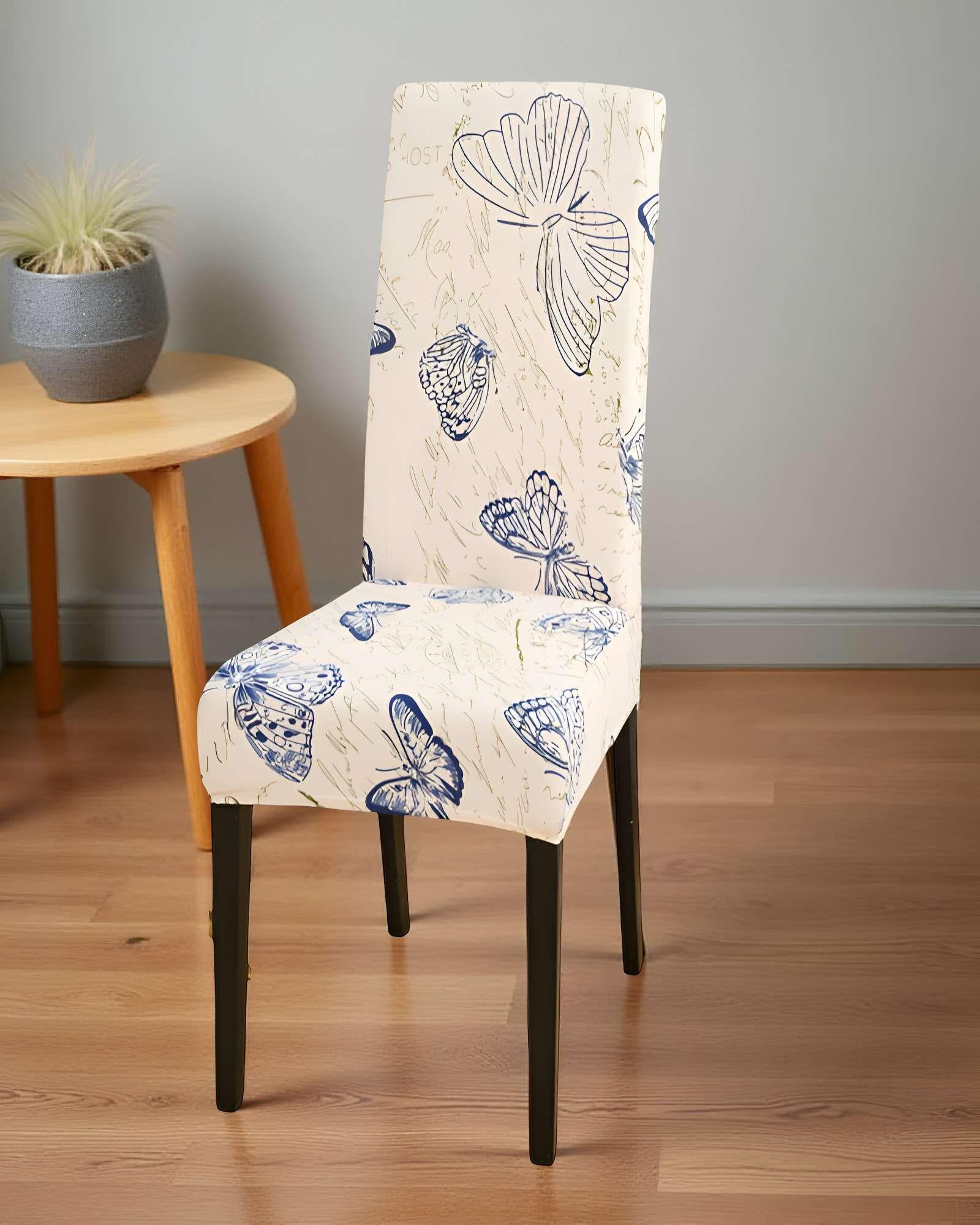 SET DE 6 FUNDAS DE SILLA ELASTICADAS CON DISEÑO ESTAMPADO F11-3