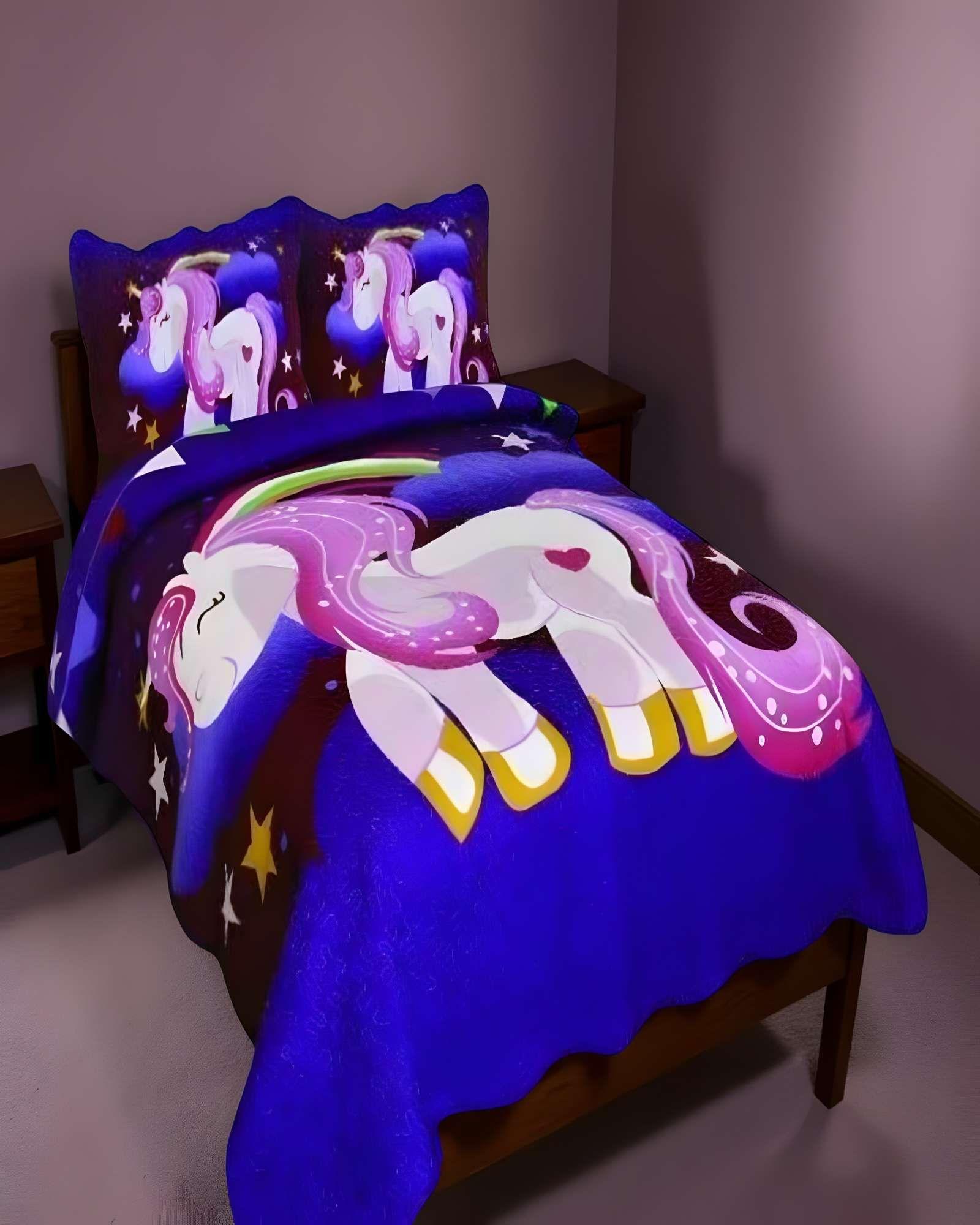 QUILT CUBRECAMA DE VERANO PLAZA Y MEDIA INFANTIL MORADO-3