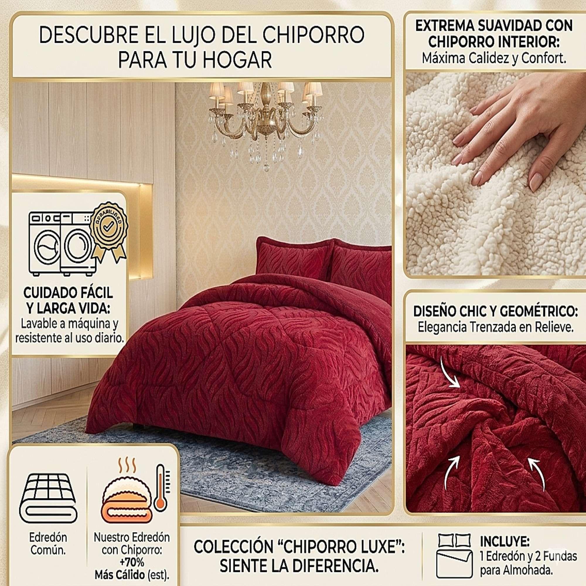 COBERTOR SHERPA TEXTURIZADO RB 2 PLAZAS BURDEO-3
