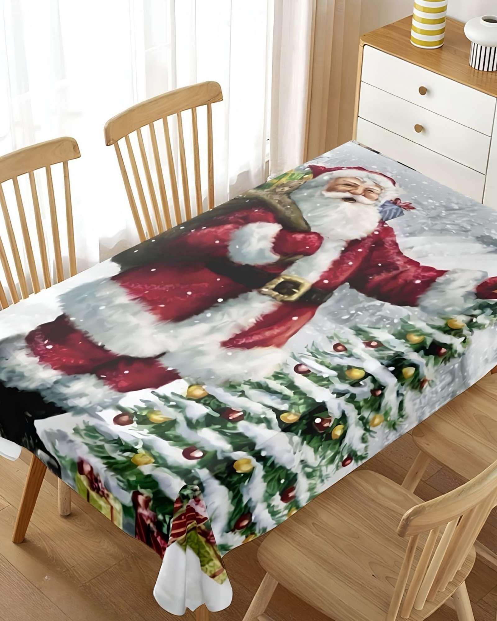 MANTEL NAVIDEÑO ANTIMANCHAS ARBOLITO-2