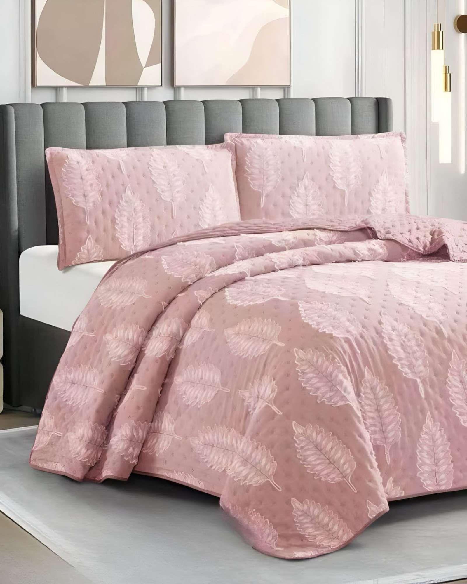 quilt cubrecama TUFTING DE LUJO SUAVE KING 18-2