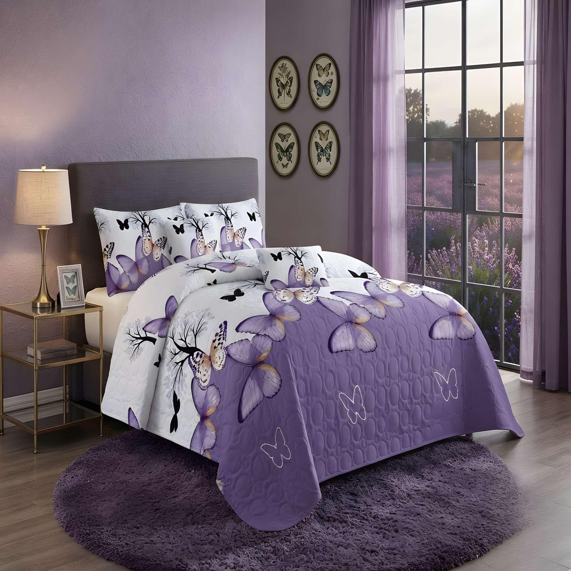 CUBRECAMA PREMIUM DE VERANO CON DISEÑO 2 PLAZA B14-0