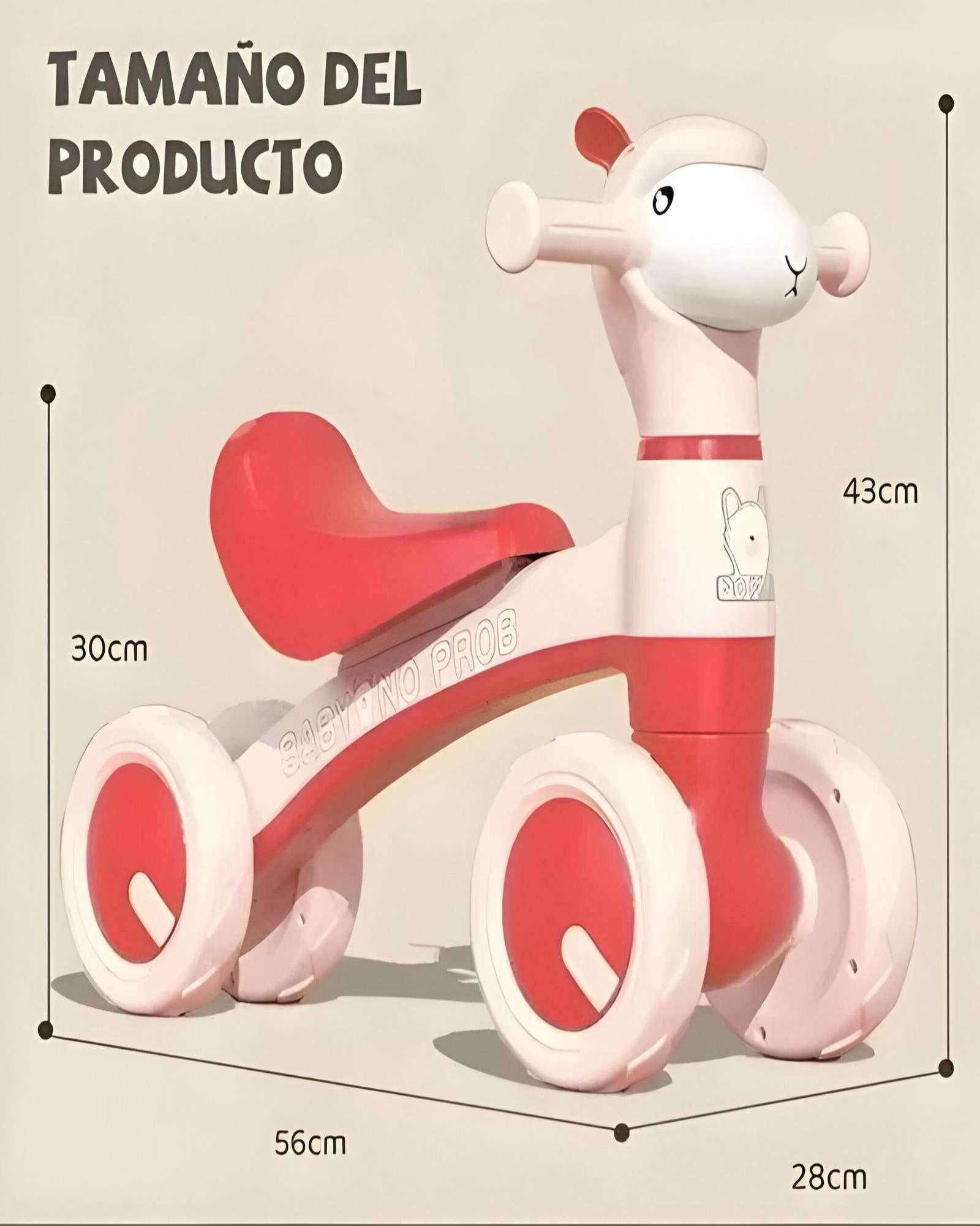Correpasillo Bebe Estilo Bicicleta de Equilibrio Rosa-2