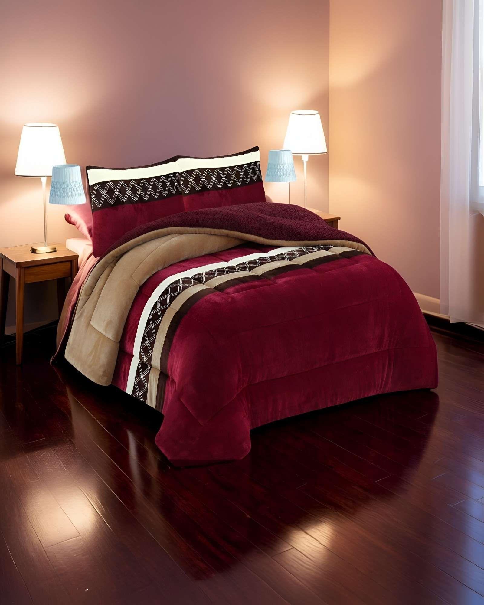 COBERTOR SHERPA KING 250X270CM BURDEO B3-2