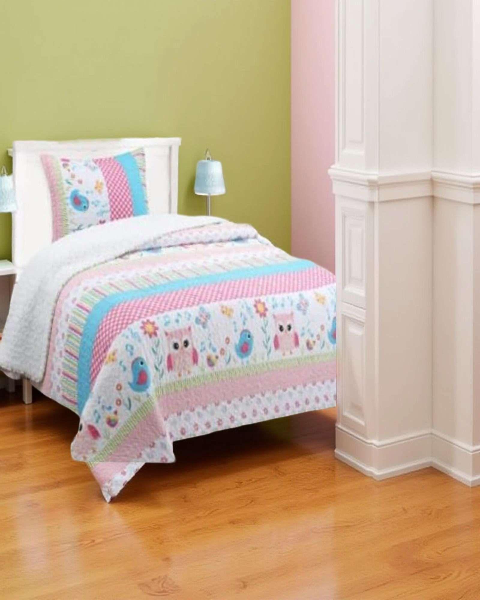 CUBRECAMA QUILT CON CHIPORRO 1.5P H10-2