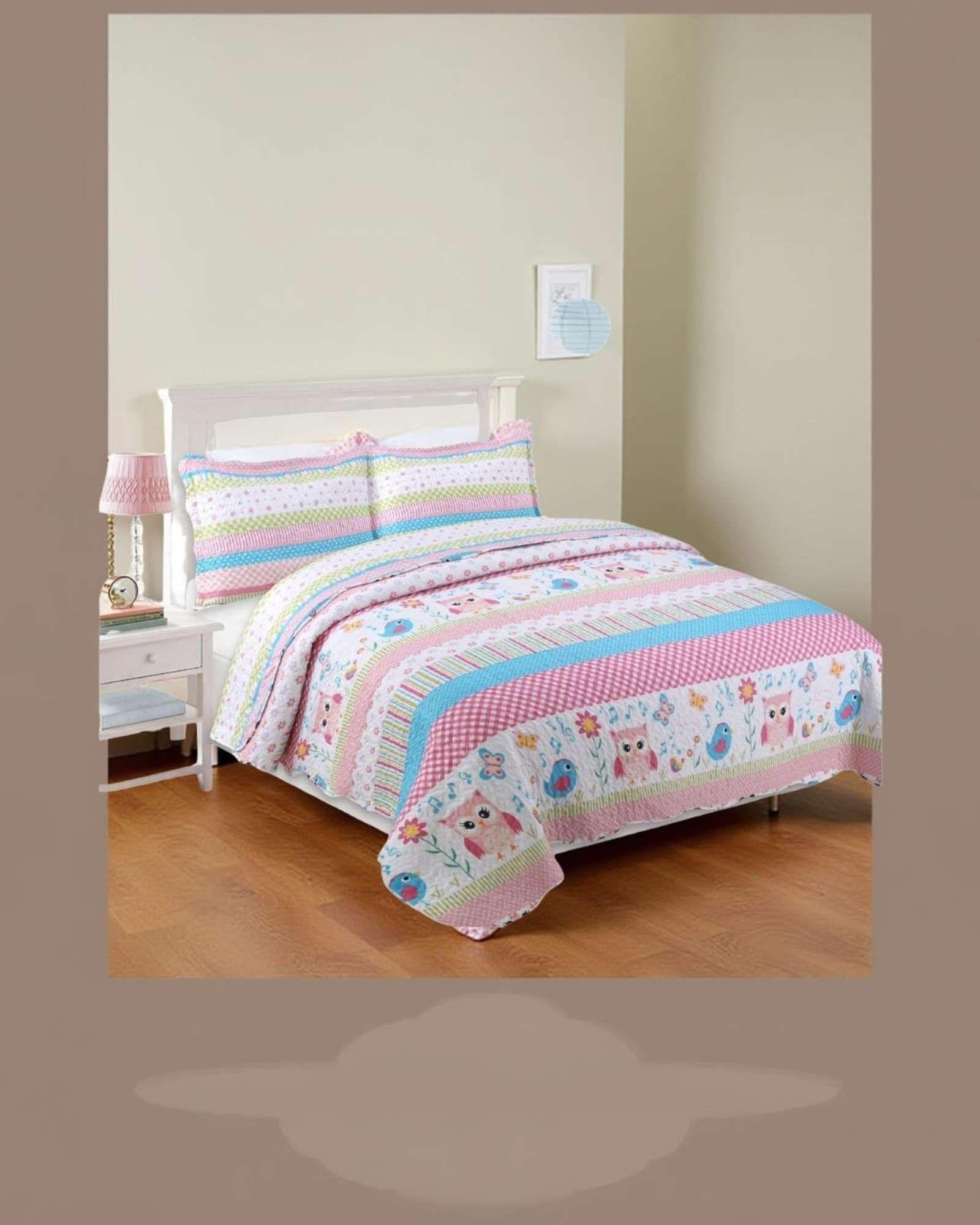 CUBRECAMA QUILT DE VERANO PLAZA Y MEDIA 180x230cm V36-2