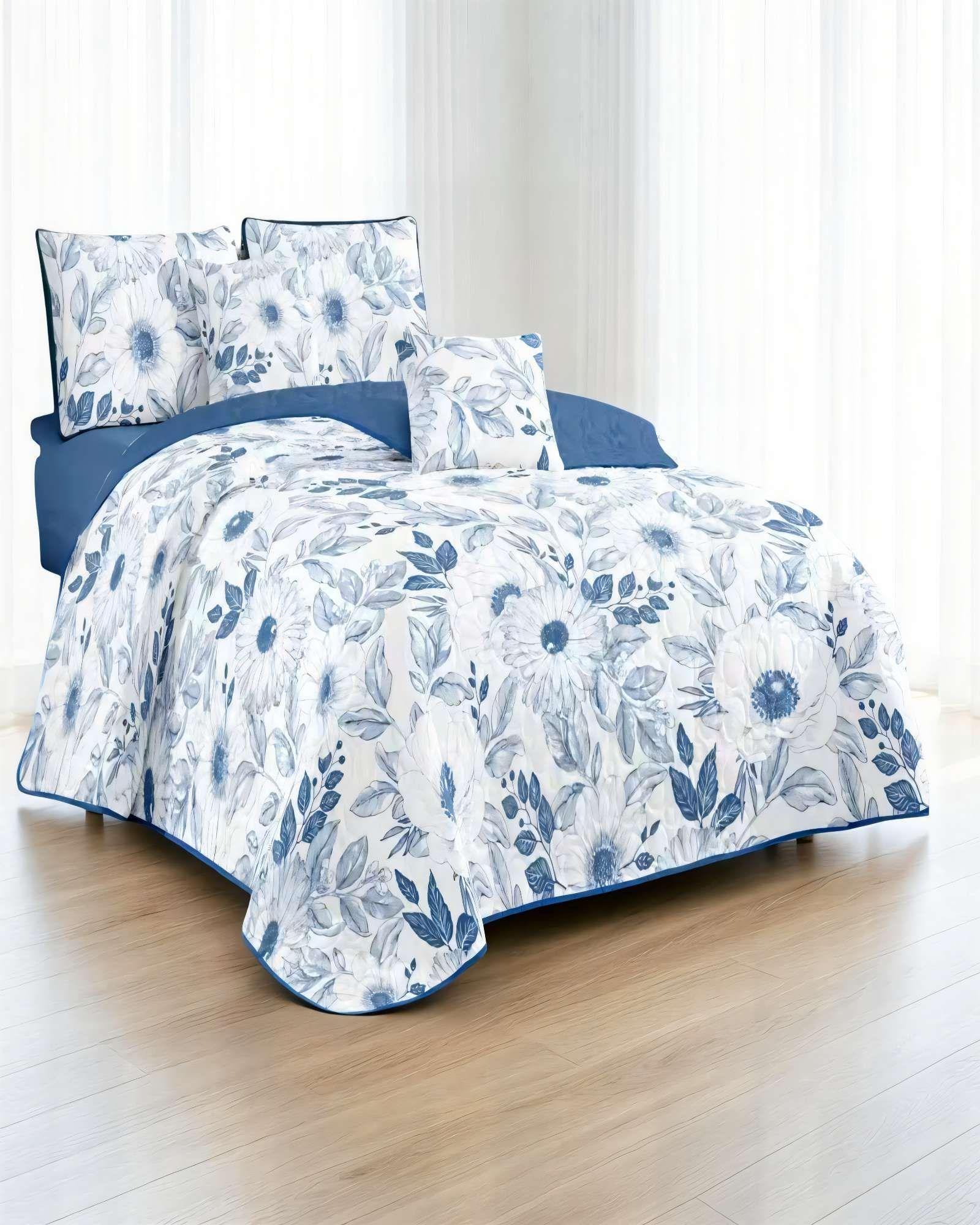 QUILT CUBRECAMA DE VERANO 1,5 PLAZAS CON DISENO 7-2