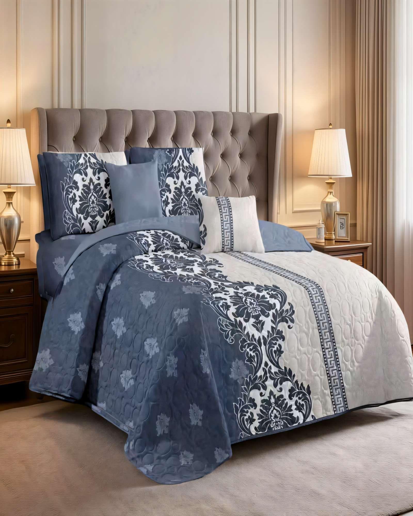 QUILT CUBRECAMA DE VERANO 1,5 PLAZAS CON DISENO 6-2