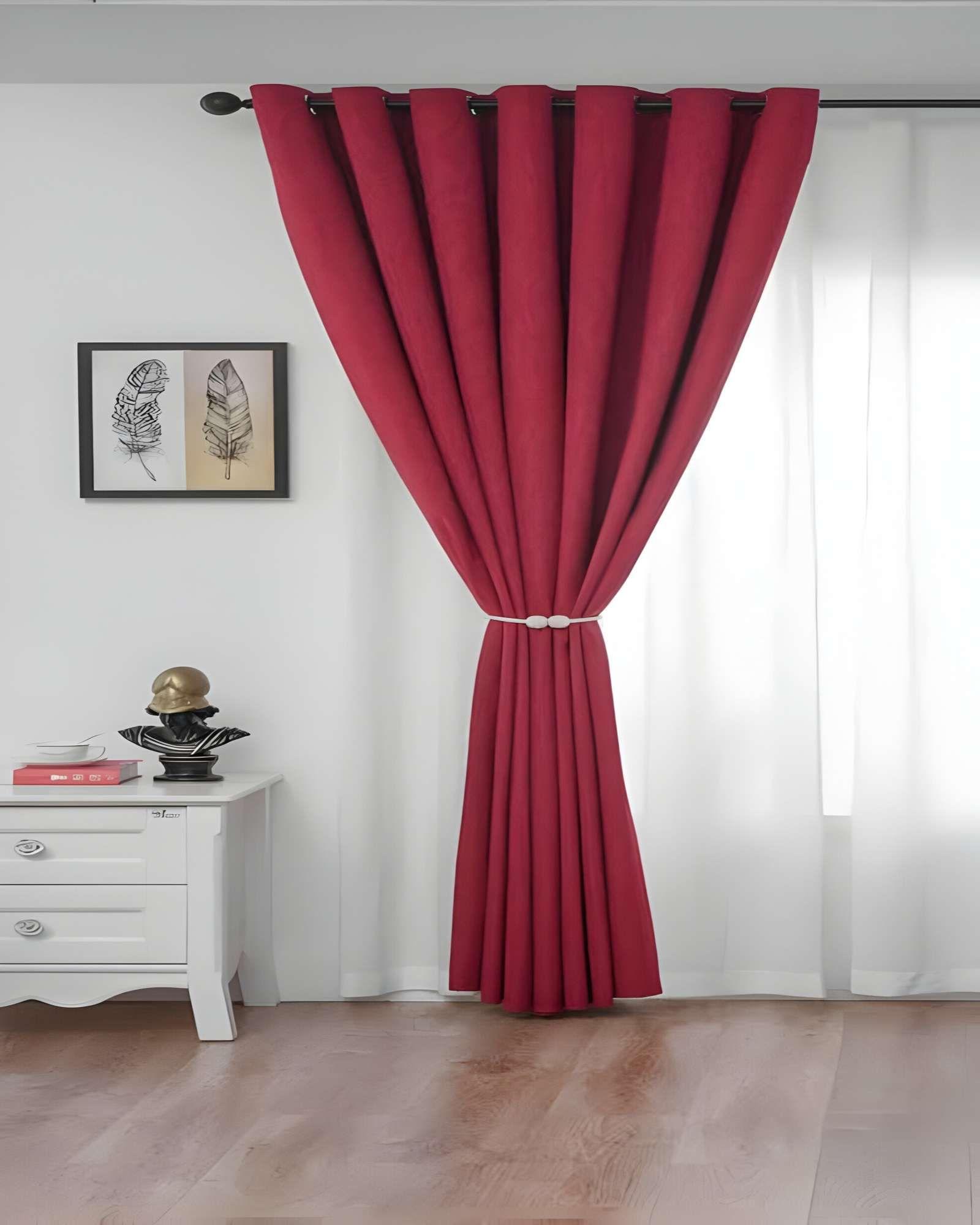 CORTINA BLACK OUT 2 PAÑOS COLOR BURDEO-2