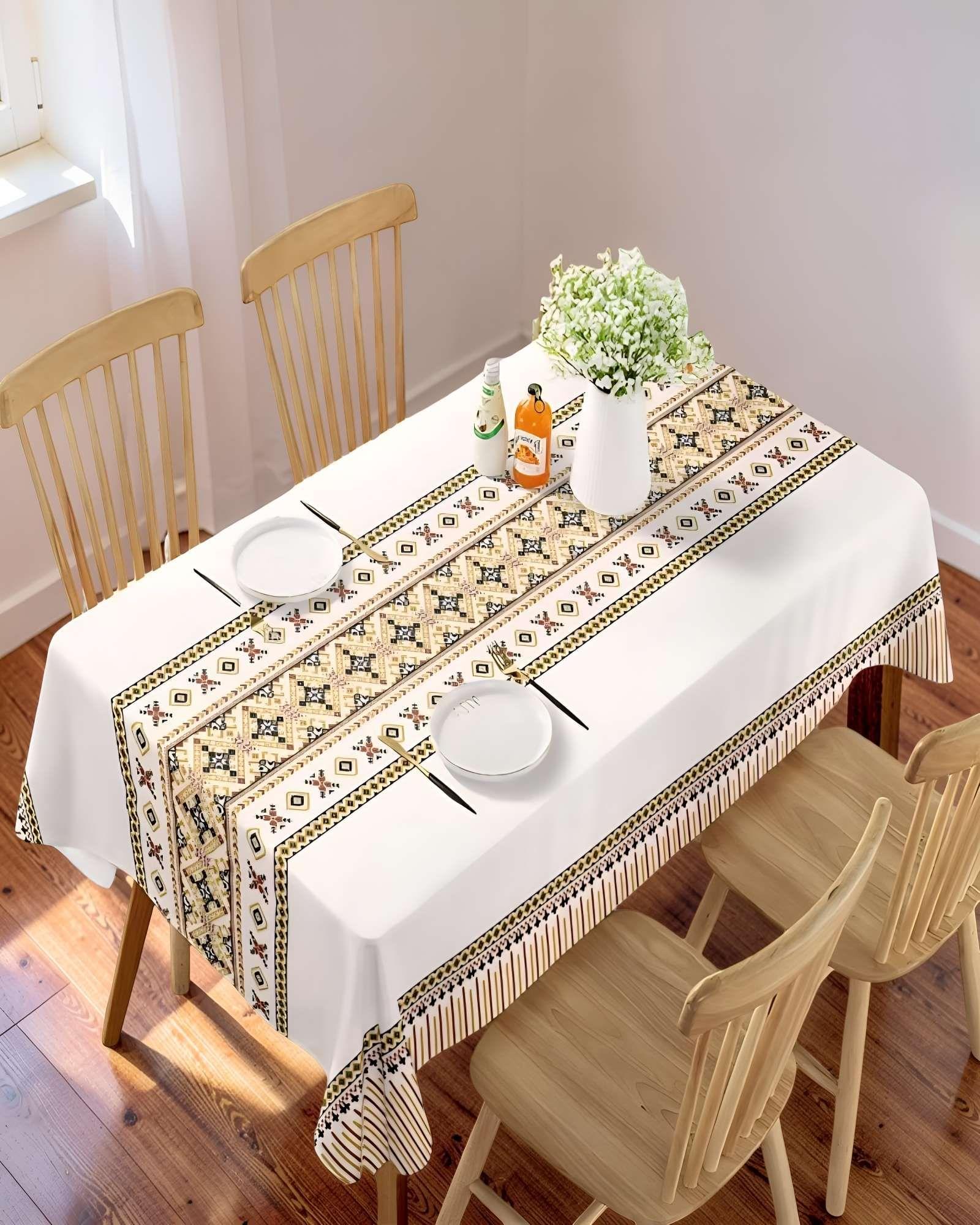 MANTEL GRUESO CON DISEÑOS DECORATIVOS 140X220 CM D19-2