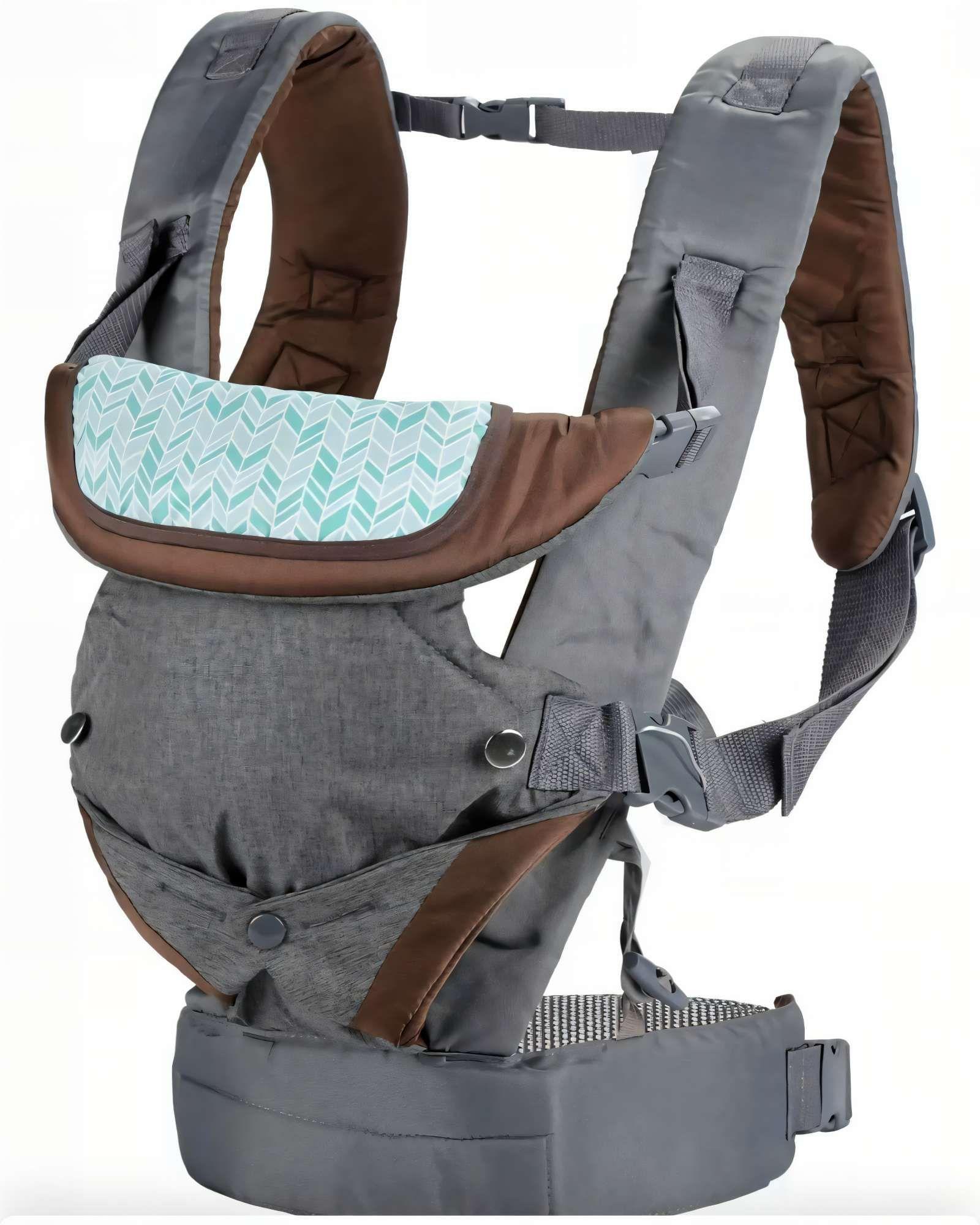CARGADOR DE BEBÉ ERGONOMICO 4 EN 1 COLOR GRIS -1