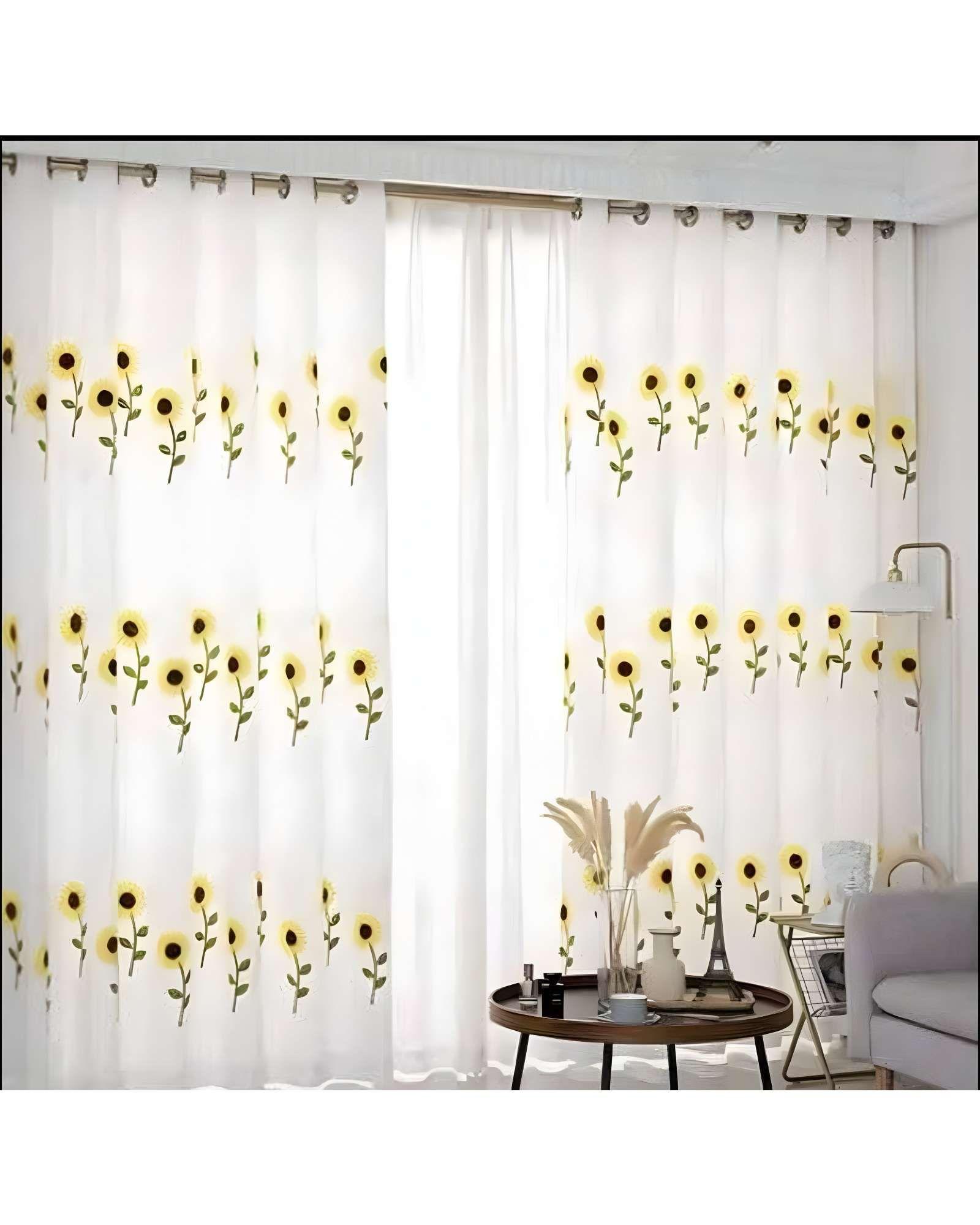 VISILLO CORTINA GIRASOL  140x230Cm 2 PAÑOS -2