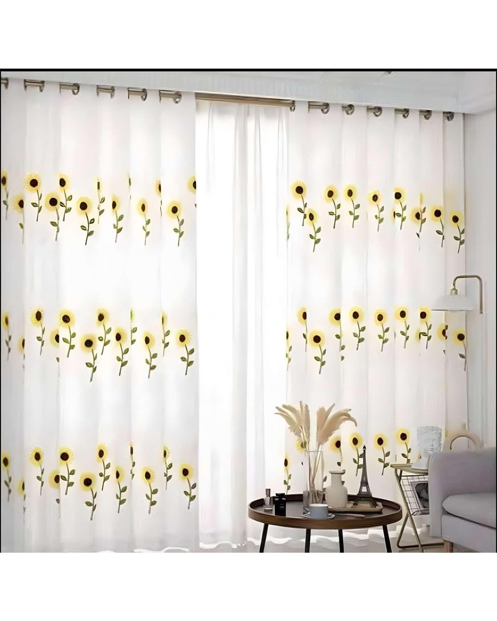 VISILLO CORTINA GIRASOL  140x230Cm 2 PAÑOS -3