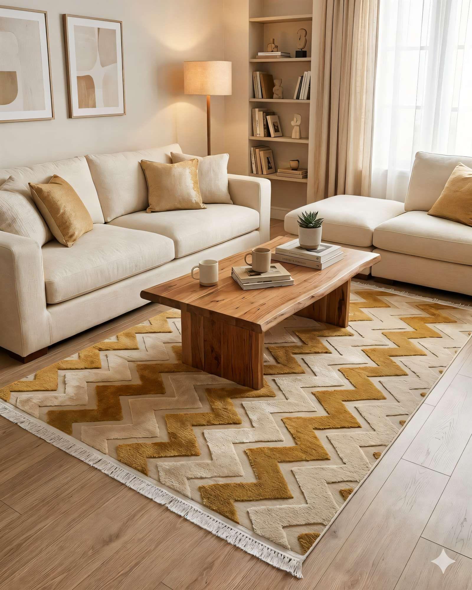 ALFOMBRA 150 X 200 JACQUARD DECORATIVA BICOLOR 10-2