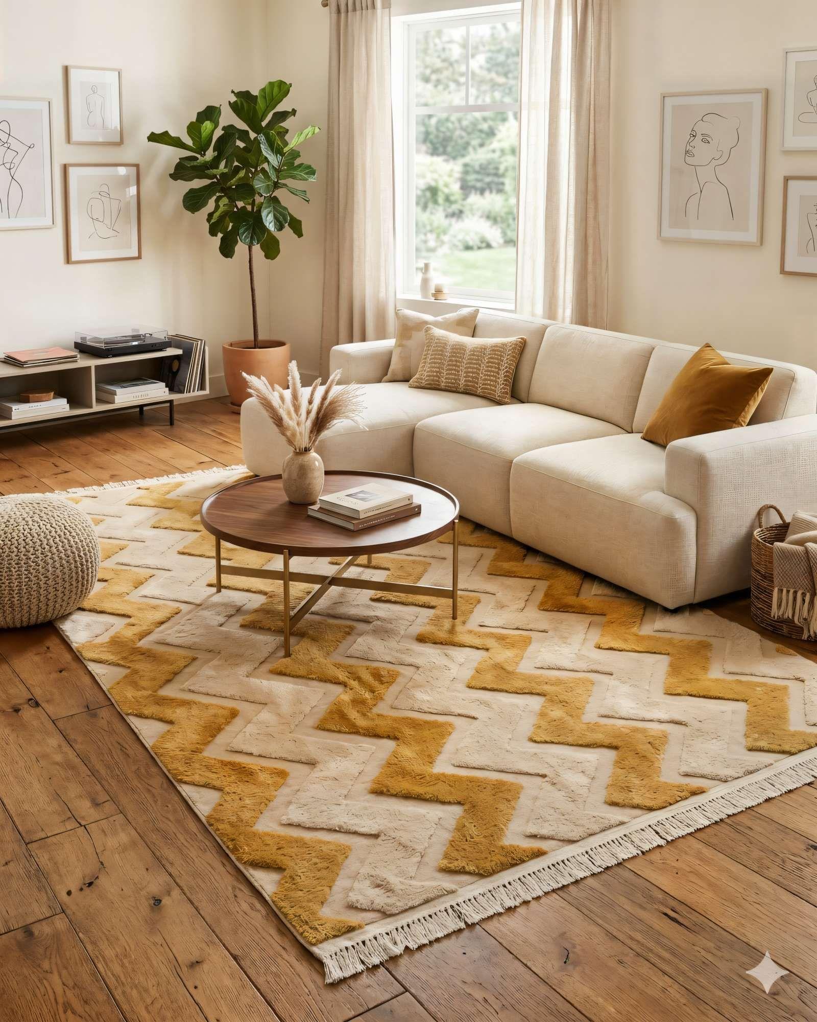 ALFOMBRA 150 X 200 JACQUARD DECORATIVA BICOLOR 10-3