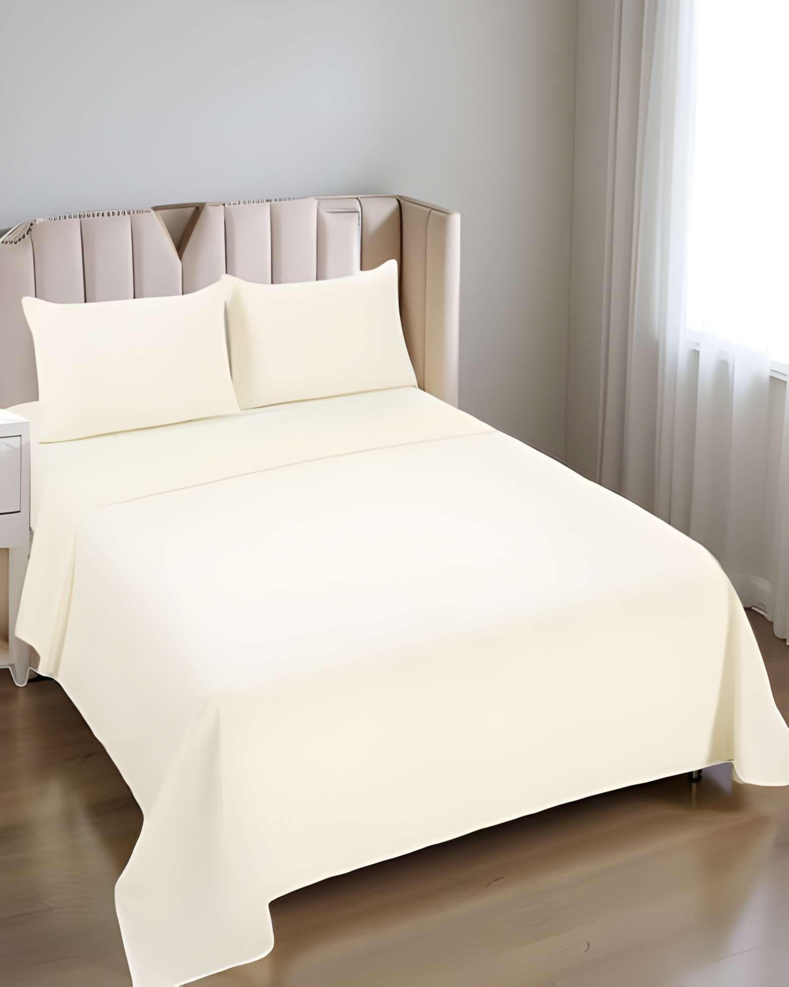 JUEGO DE SABANAS 1 PLAZA BEIGE J12-3