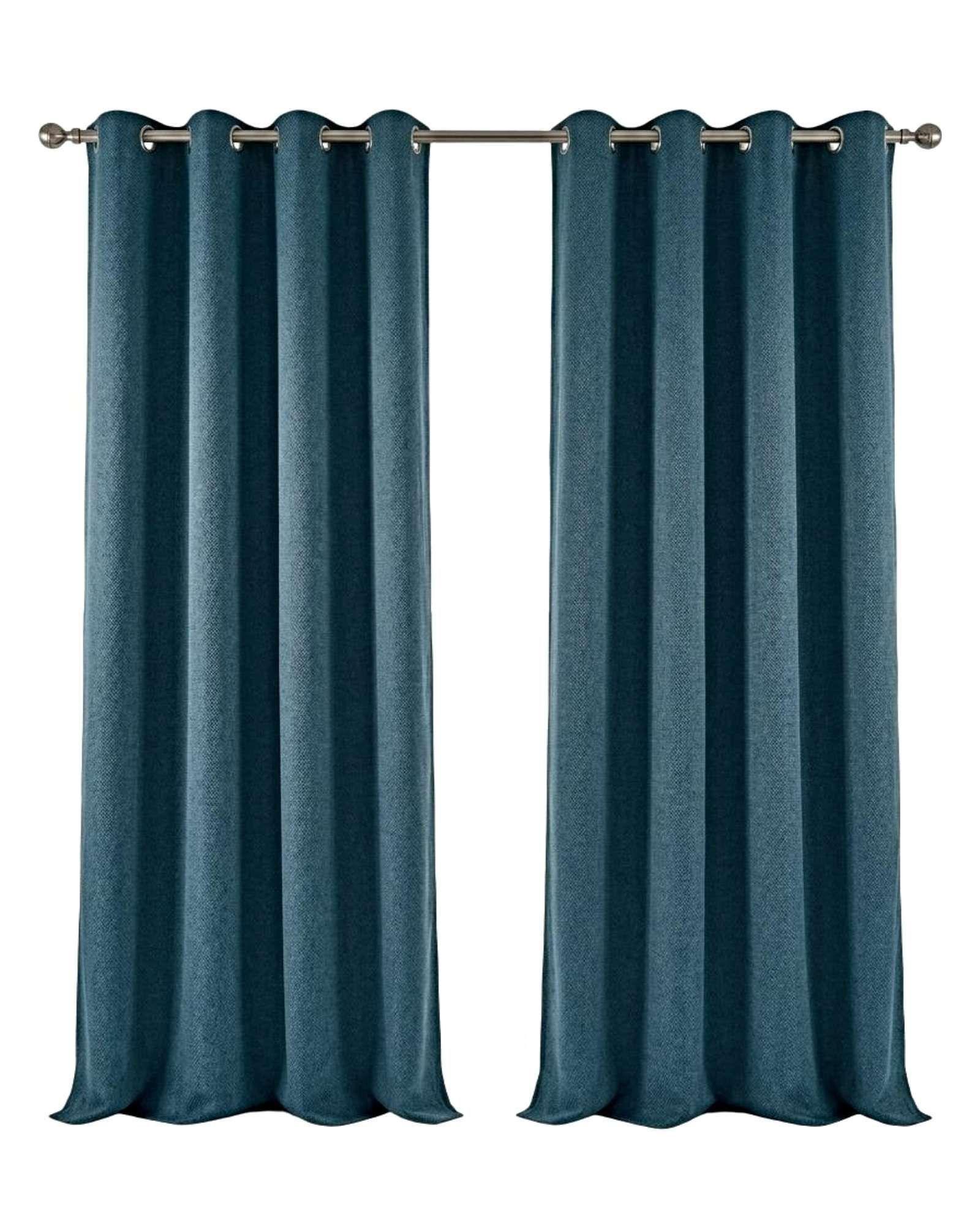 PACK CORTINAS BLACKOUT : ELEGANCIA Y CONFORT AZUL PETROLEO-0