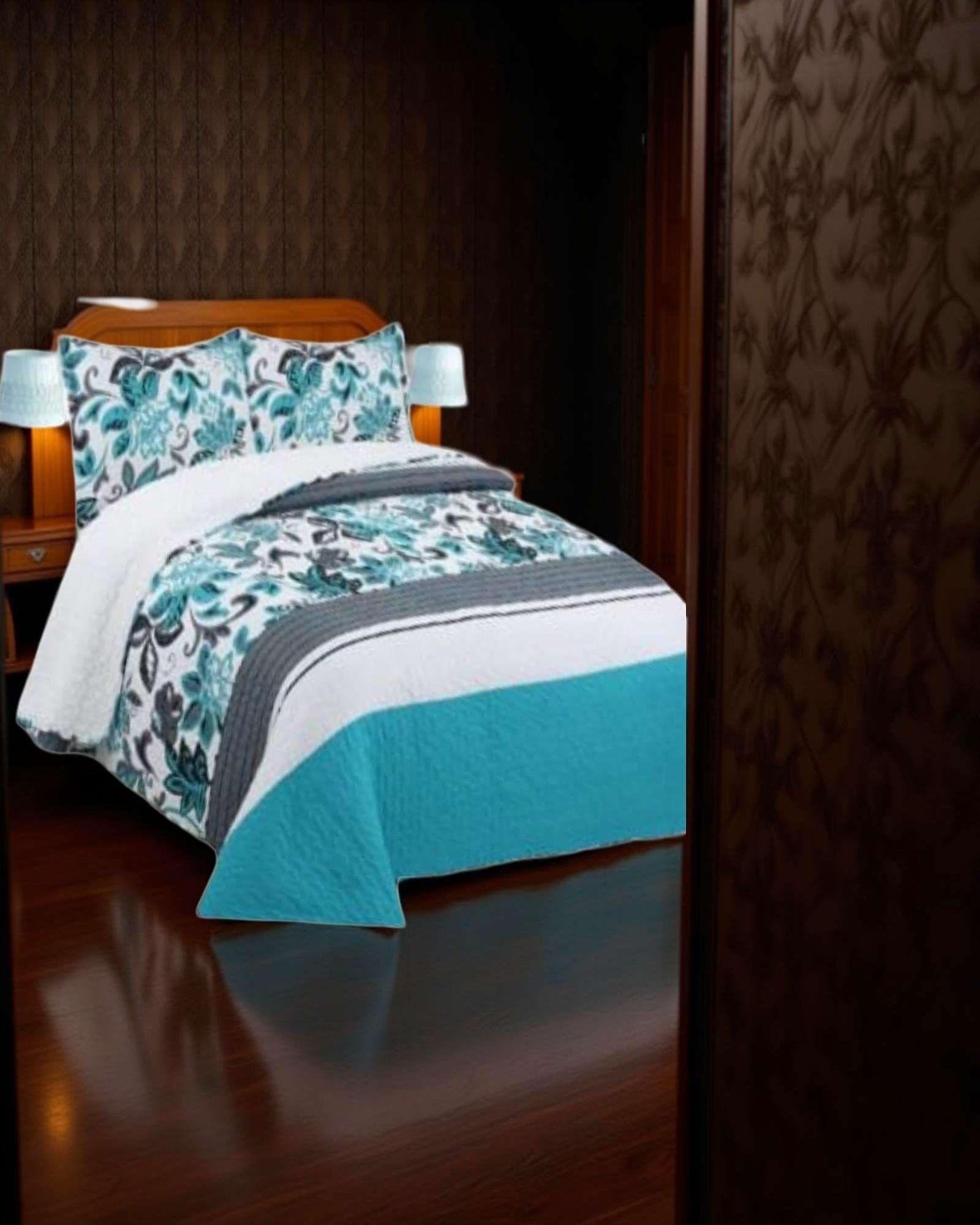 CUBRECAMA QUILT CON CHIPORRO 2P P3-2