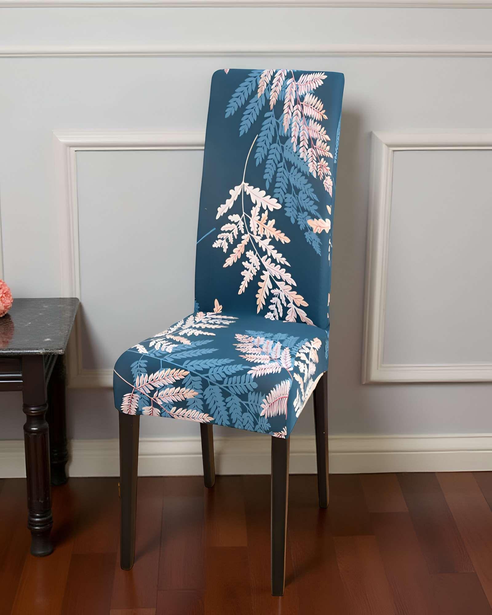 SET DE 6 FUNDAS DE SILLA ELASTICADAS CON DISEÑO ESTAMPADO F30-2