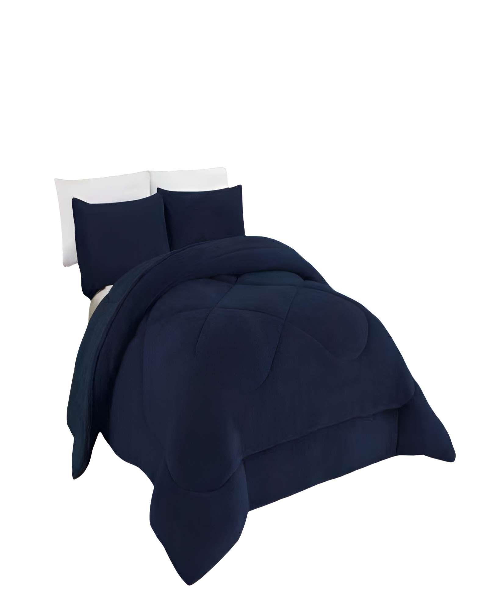 PLUMON PREMIUM 2 PLAZA 230CM X 250CM COLOR AZUL OSCURO-1