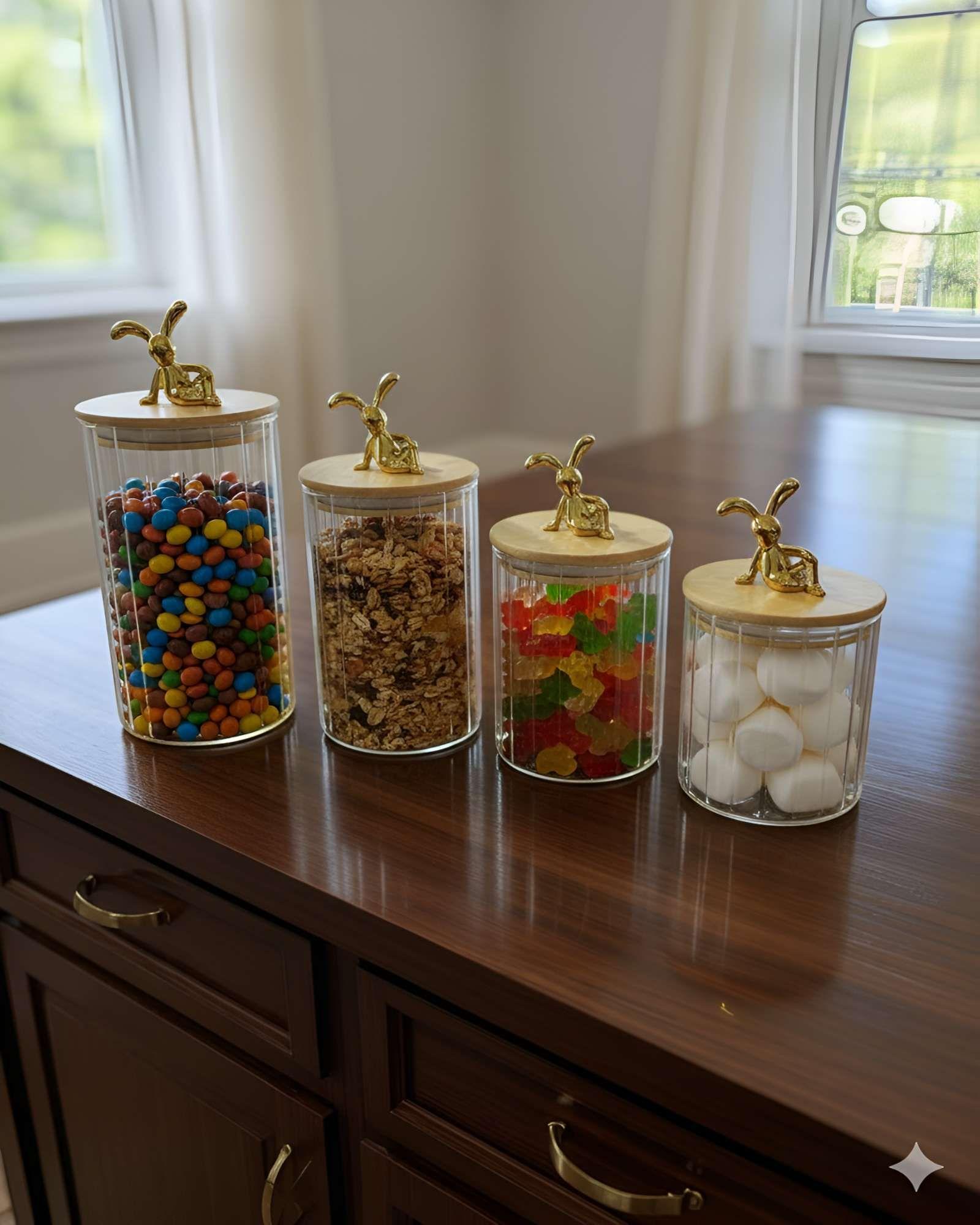 Pack de 4 contenedores con diseño unico 01-3