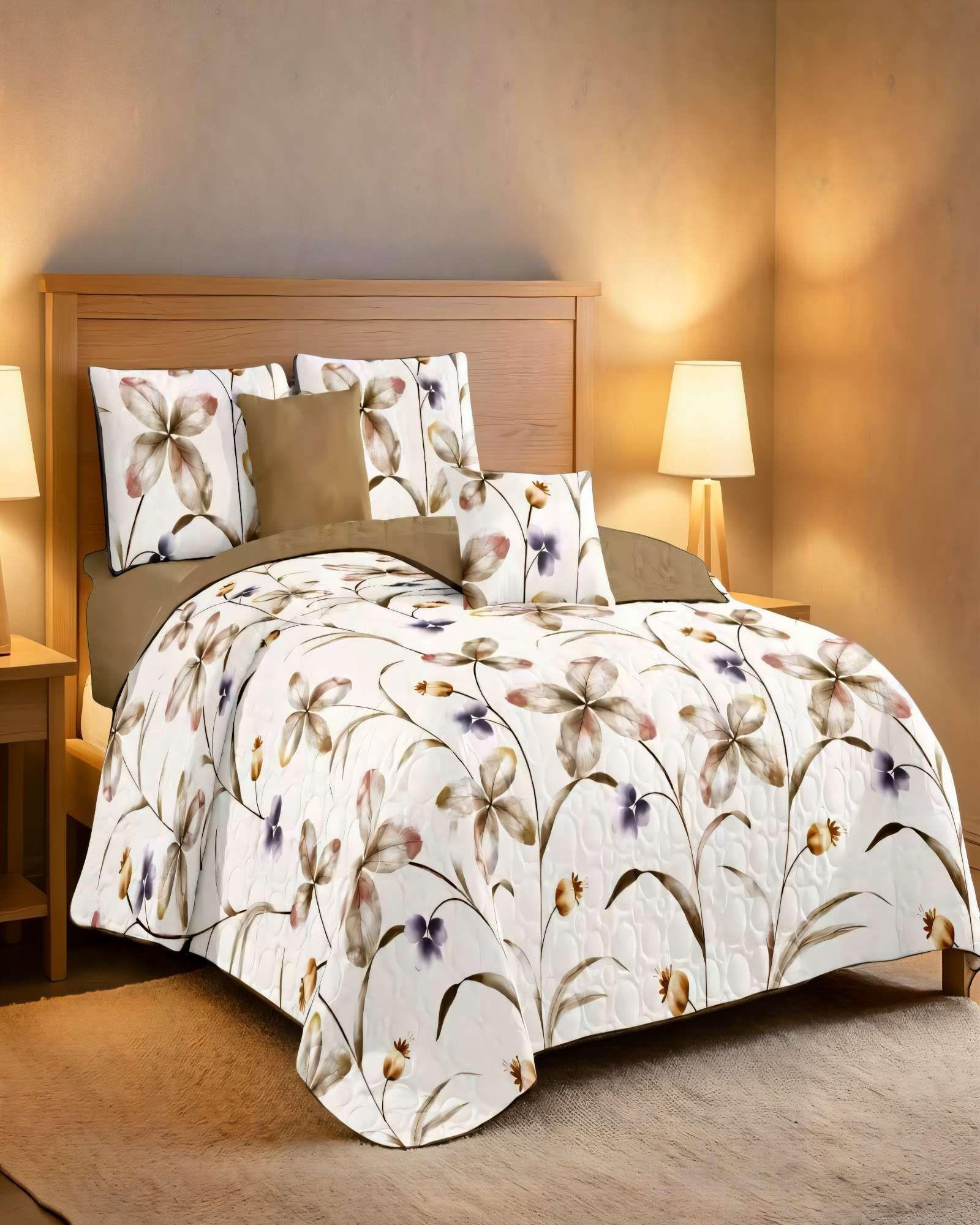 QUILT CUBRECAMA DE VERANO 2 PLAZAS CON DISENO 14-3