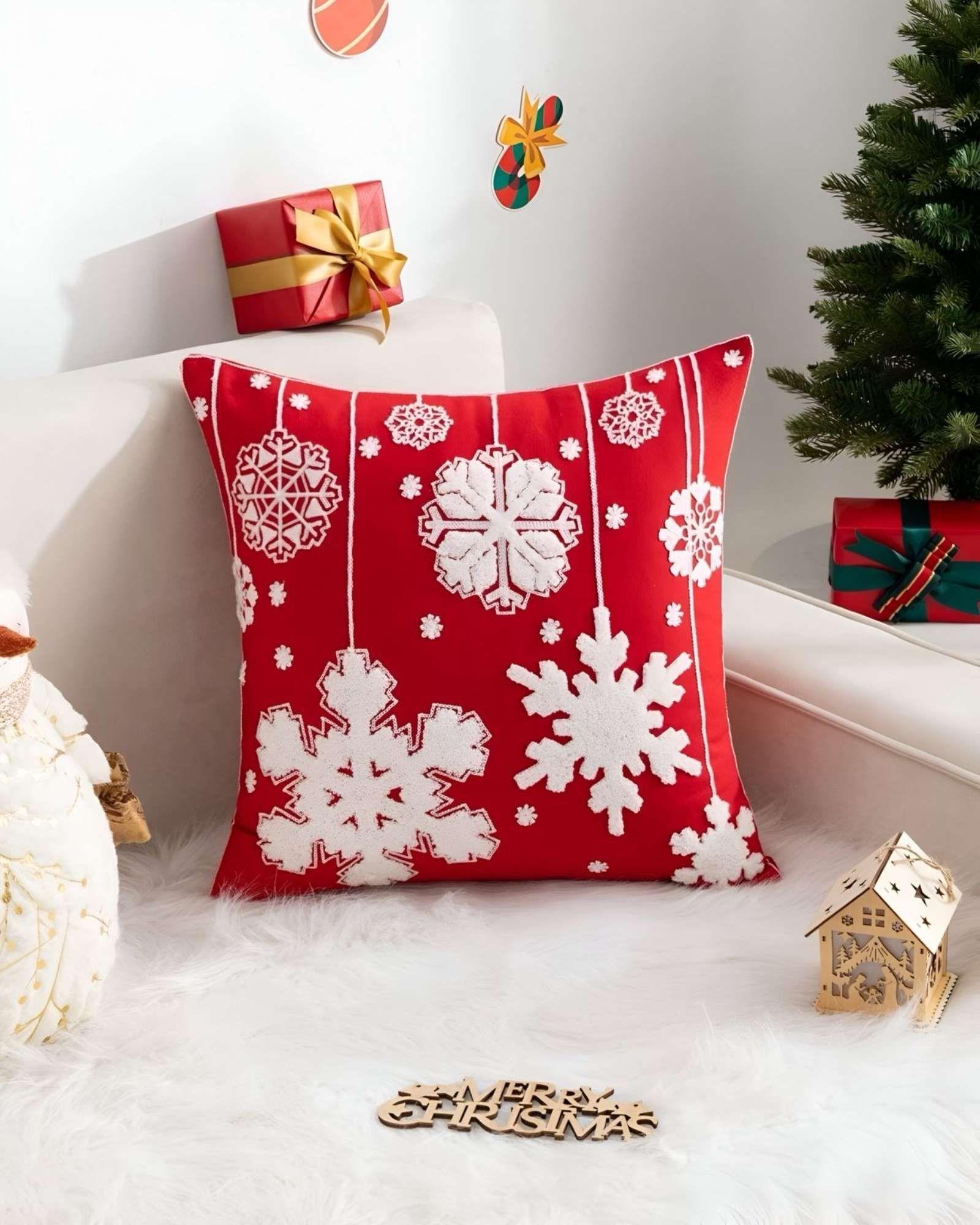 PACK DE 4 FUNDAS DE COJIN PARA NAVIDAD K17-1