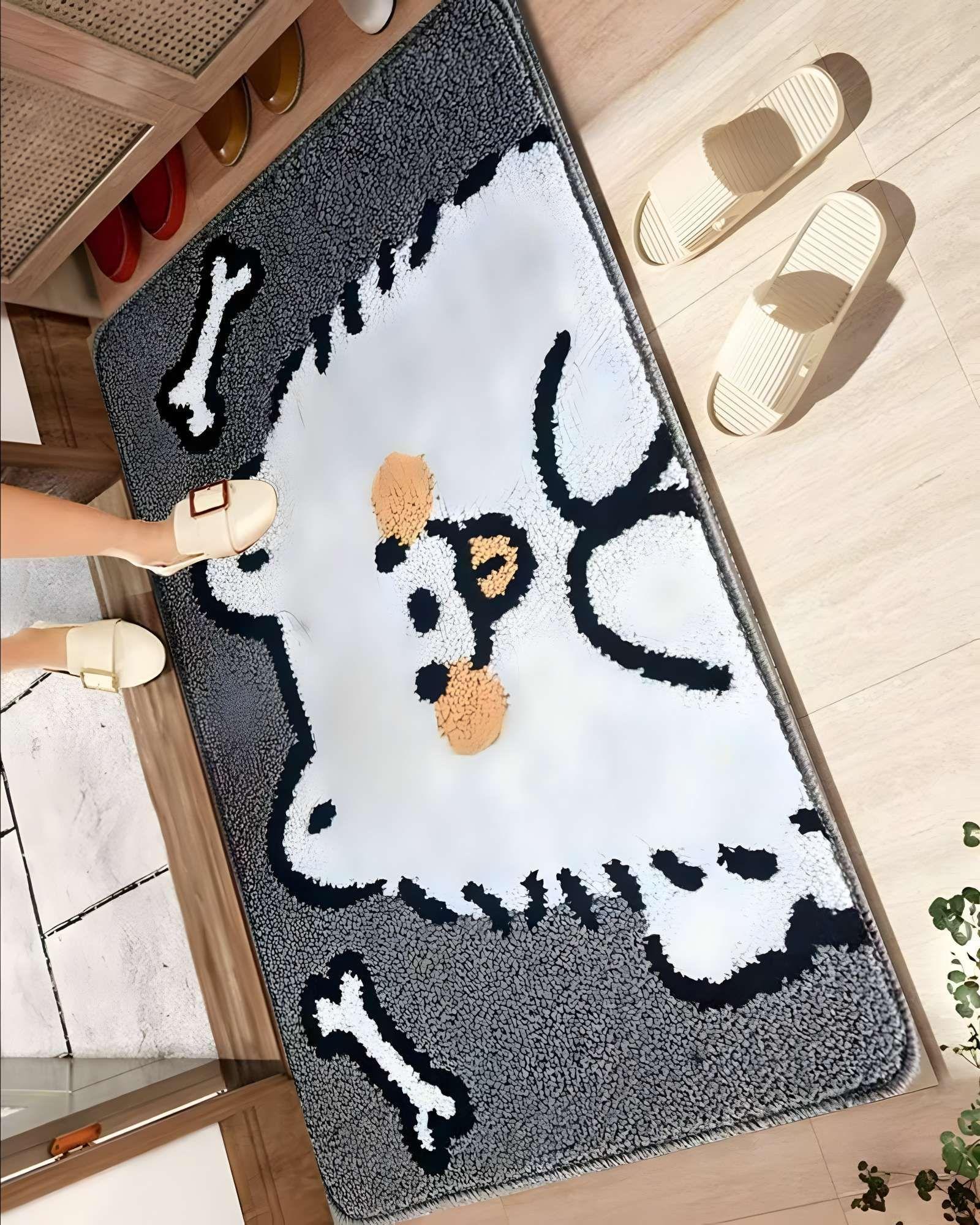 ALFOMBRA DECORATIVA MINIMALISTA GRIS 02-2